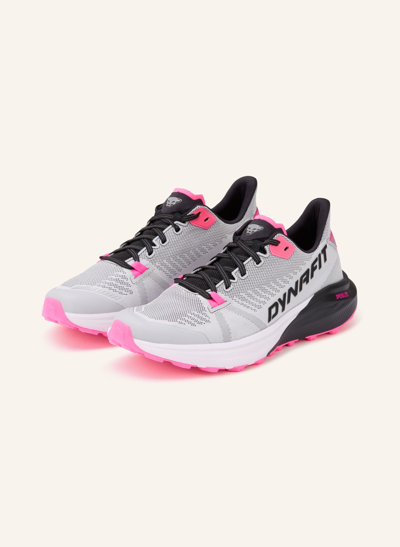 DYNAFIT Trailrunning-Schuhe TRAIL: HELLGRAU / PINK / SCHWARZ