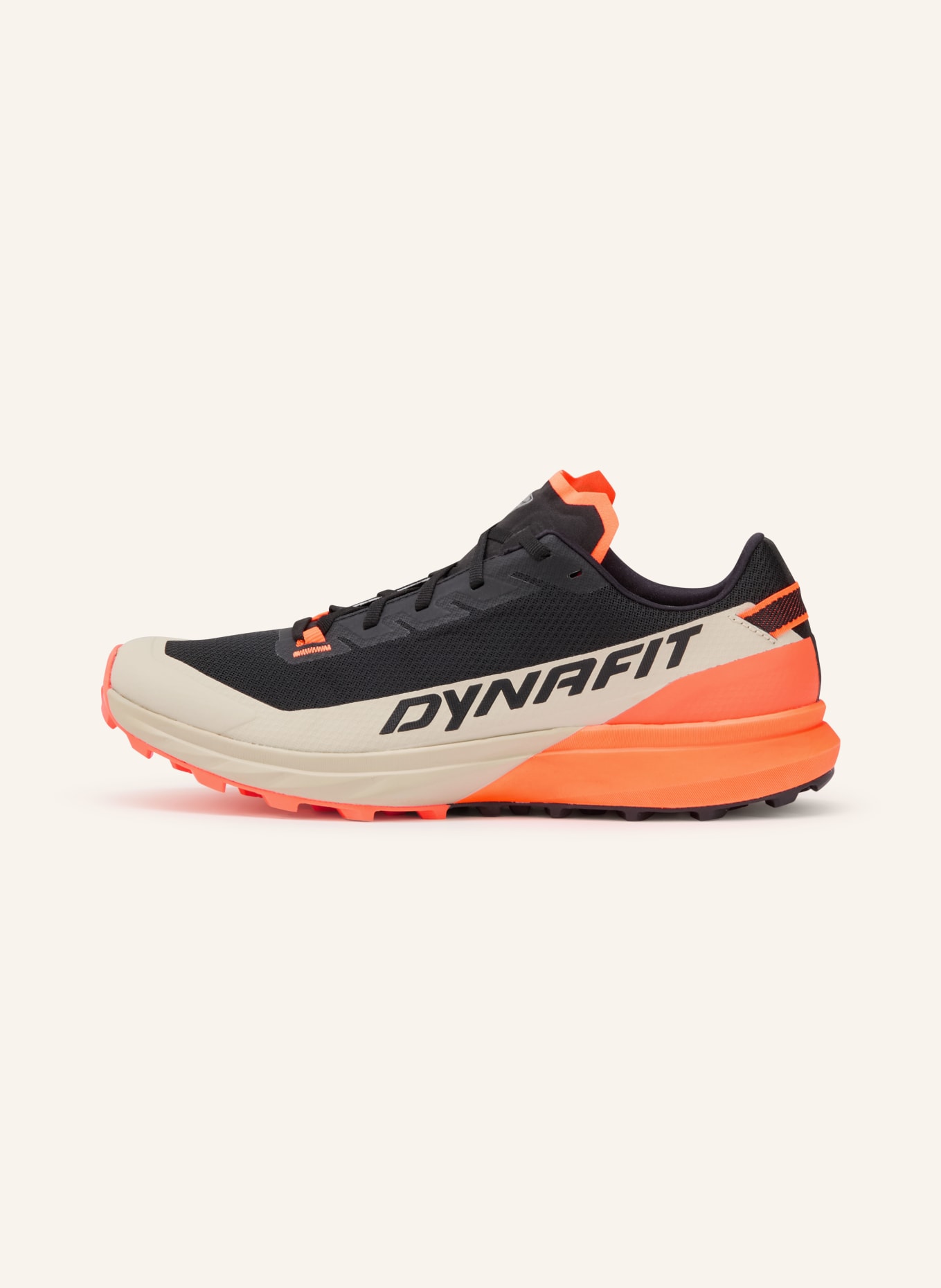 DYNAFIT Trailrunning-Schuhe ULTRA: SCHWARZ / BEIGE / ORANGE