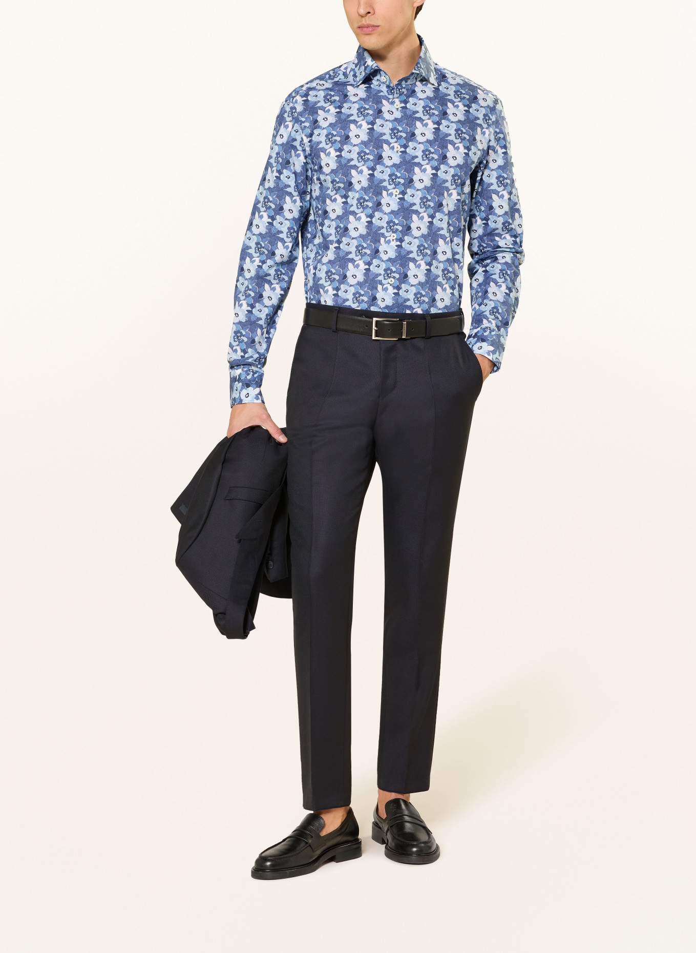 van Laack Hemd VL-RIVARA-TF Tailor Fit: BLAU / HELLBLAU / WEISS