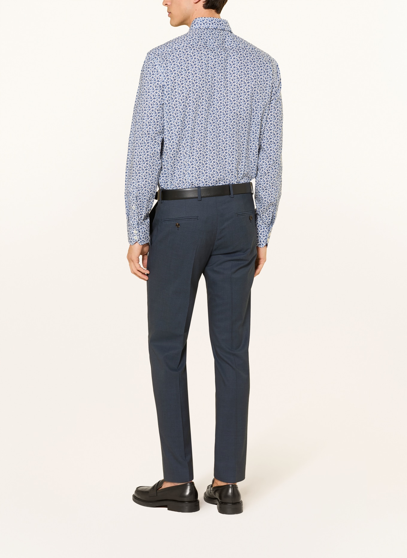 van Laack VL-RIKOS-TF Tailor Fit Shirt: BLUE / WHITE