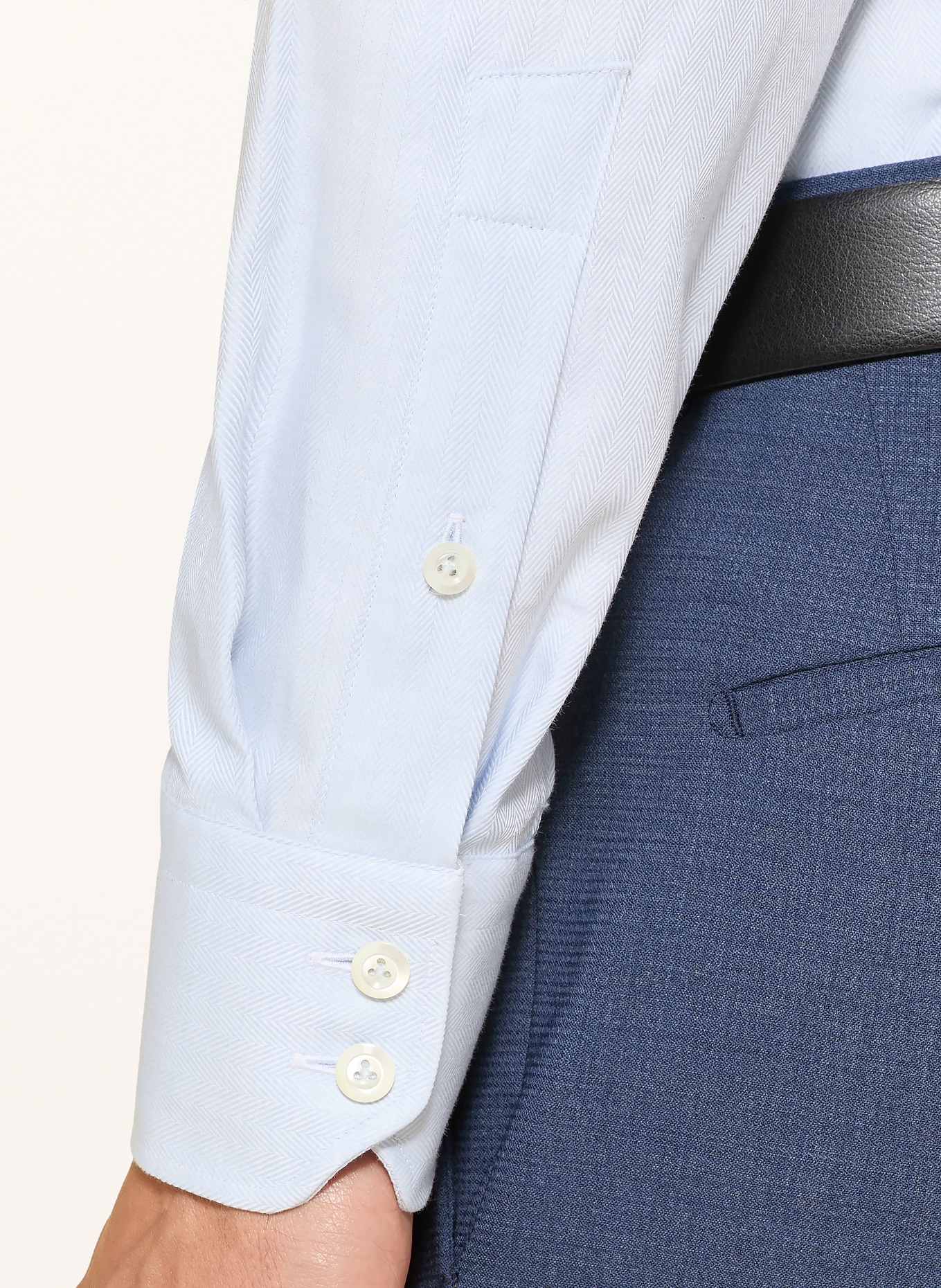 van Laack Košile VL-RIVARA-TF Tailored Fit: TMAVĚ MODRÁ