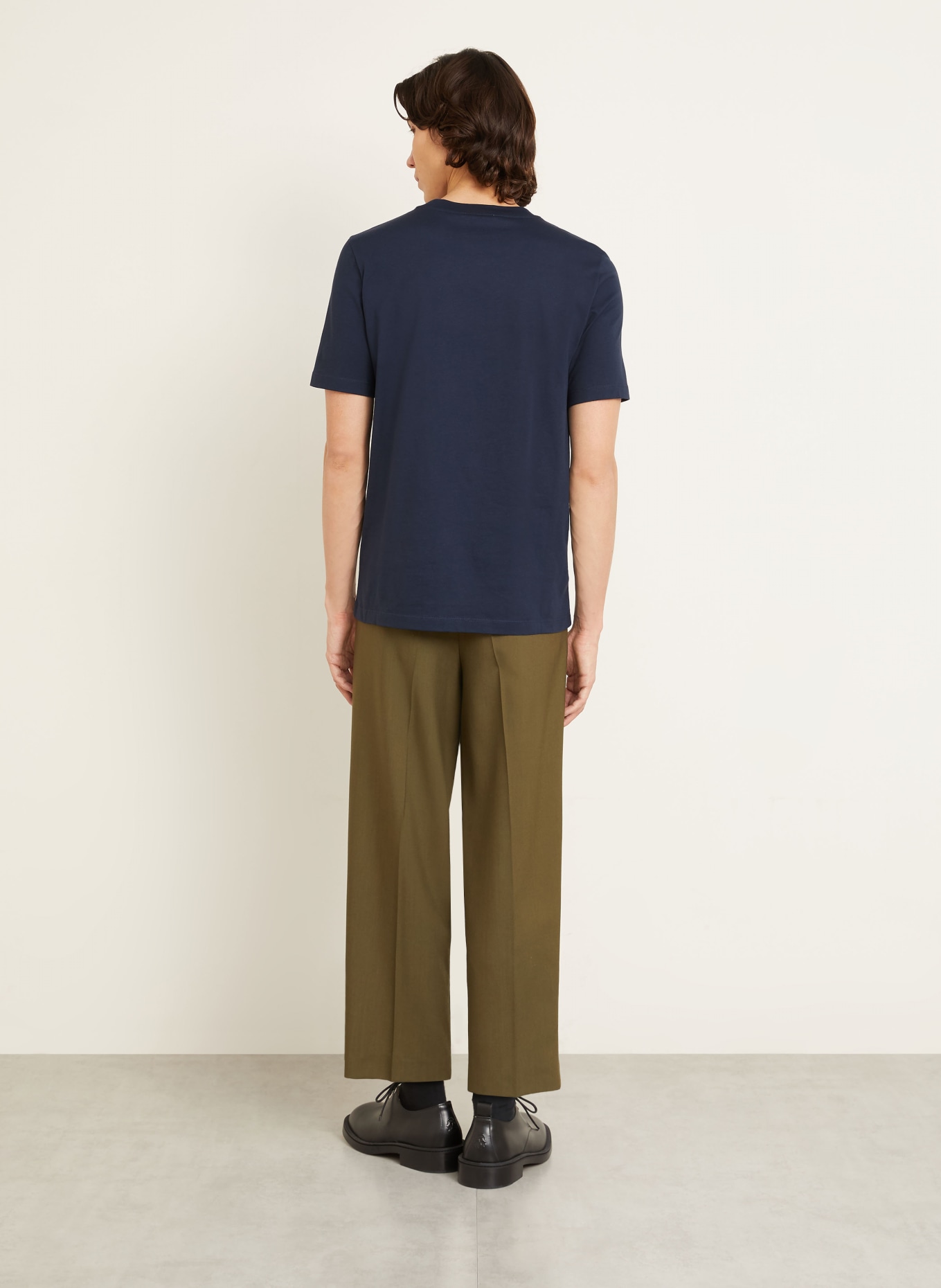 MARNI T-Shirt: DUNKELBLAU / BEIGE