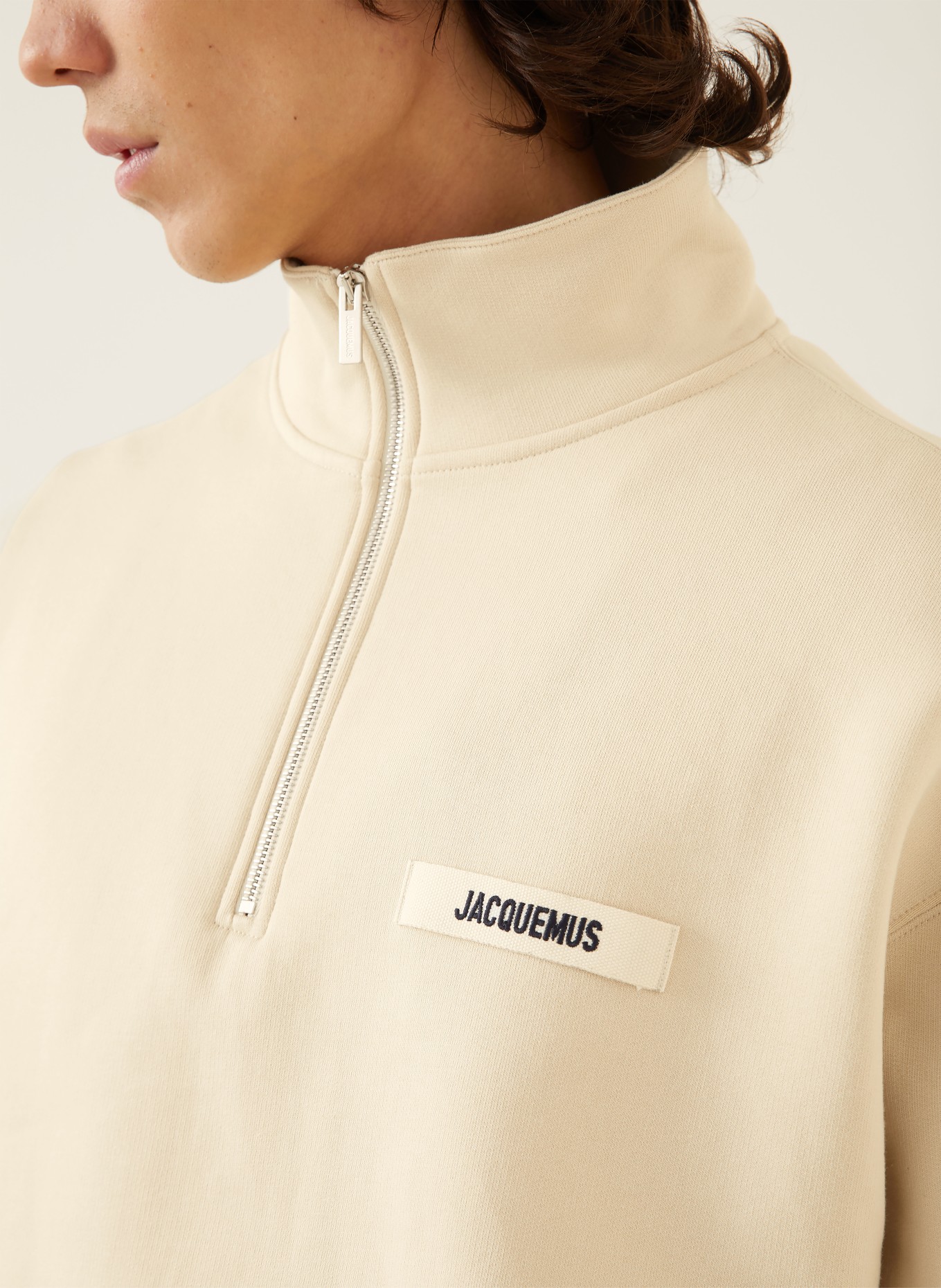JACQUEMUS Sweat-Troyer LE CAMIONNEUR GROS GRAIN: BEIGE