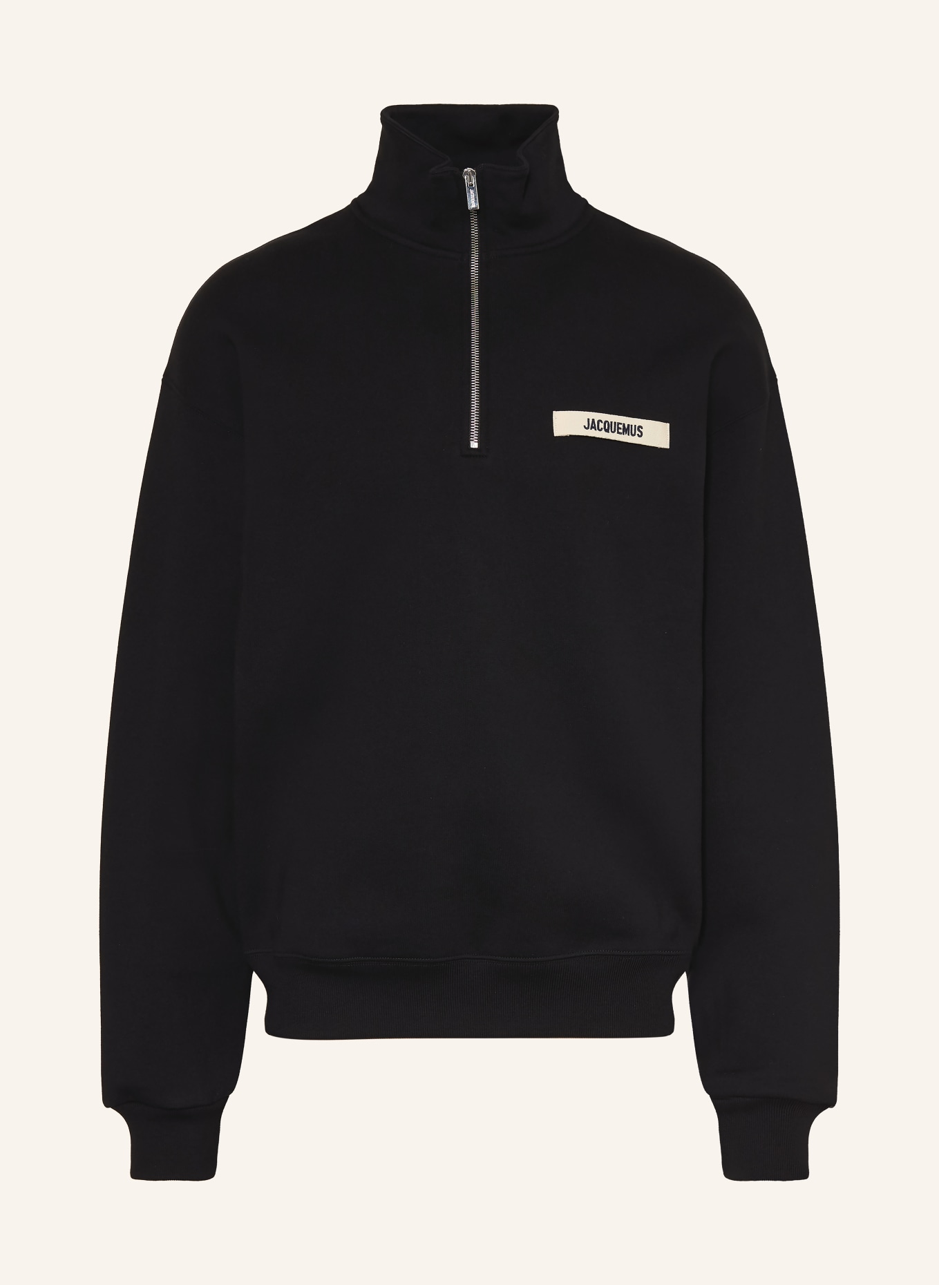 JACQUEMUS Sweat-Troyer LE CAMIONNEUR GROS GRAIN: SCHWARZ