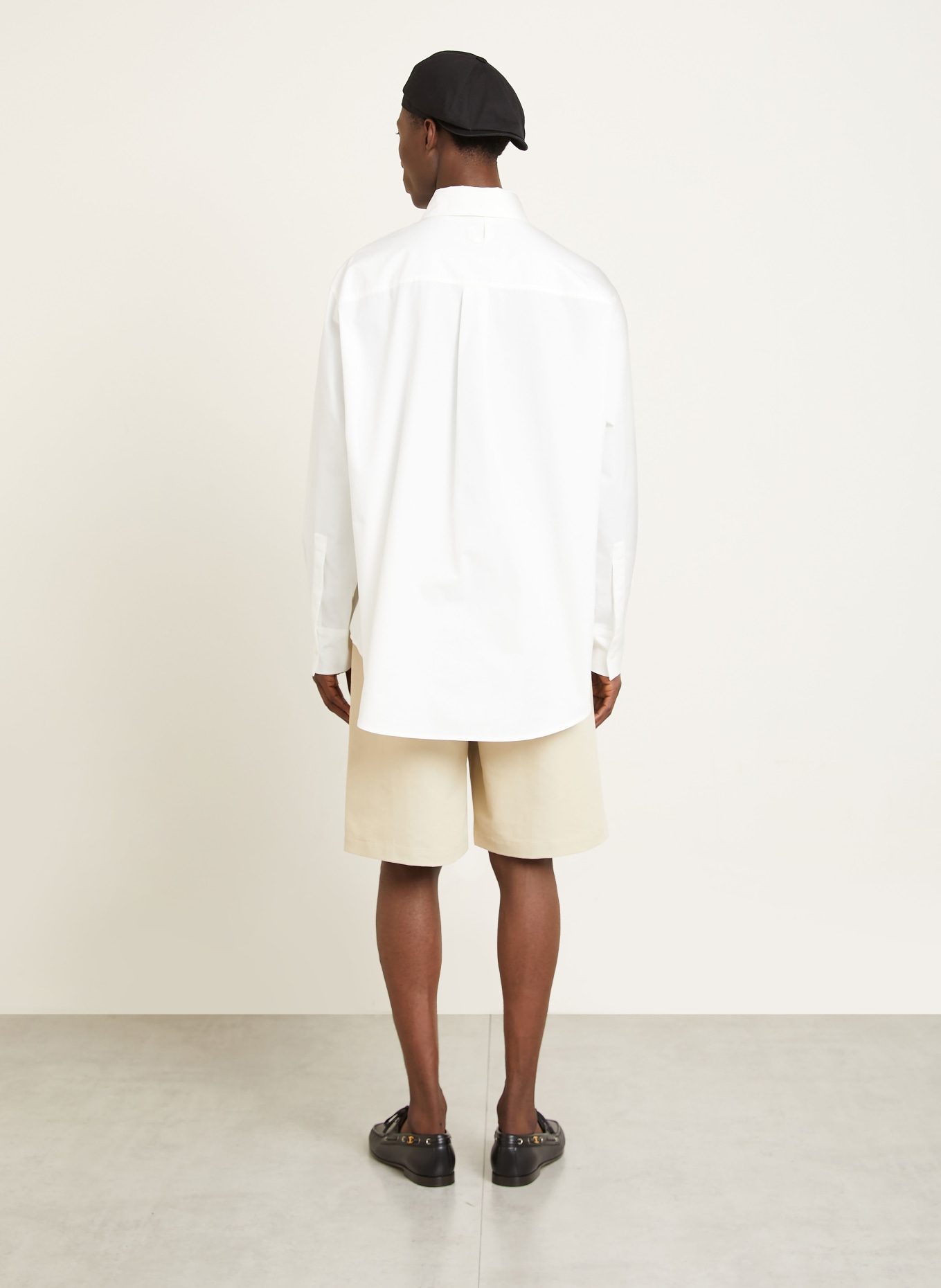 JACQUEMUS Chemise LA CHEMISE NAPPE Coupe confortable: BLANC