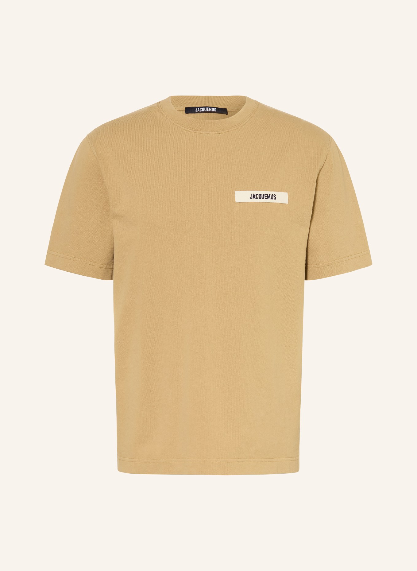 JACQUEMUS T-Shirt LE T-SHIRT GROS GRAIN: CAMEL