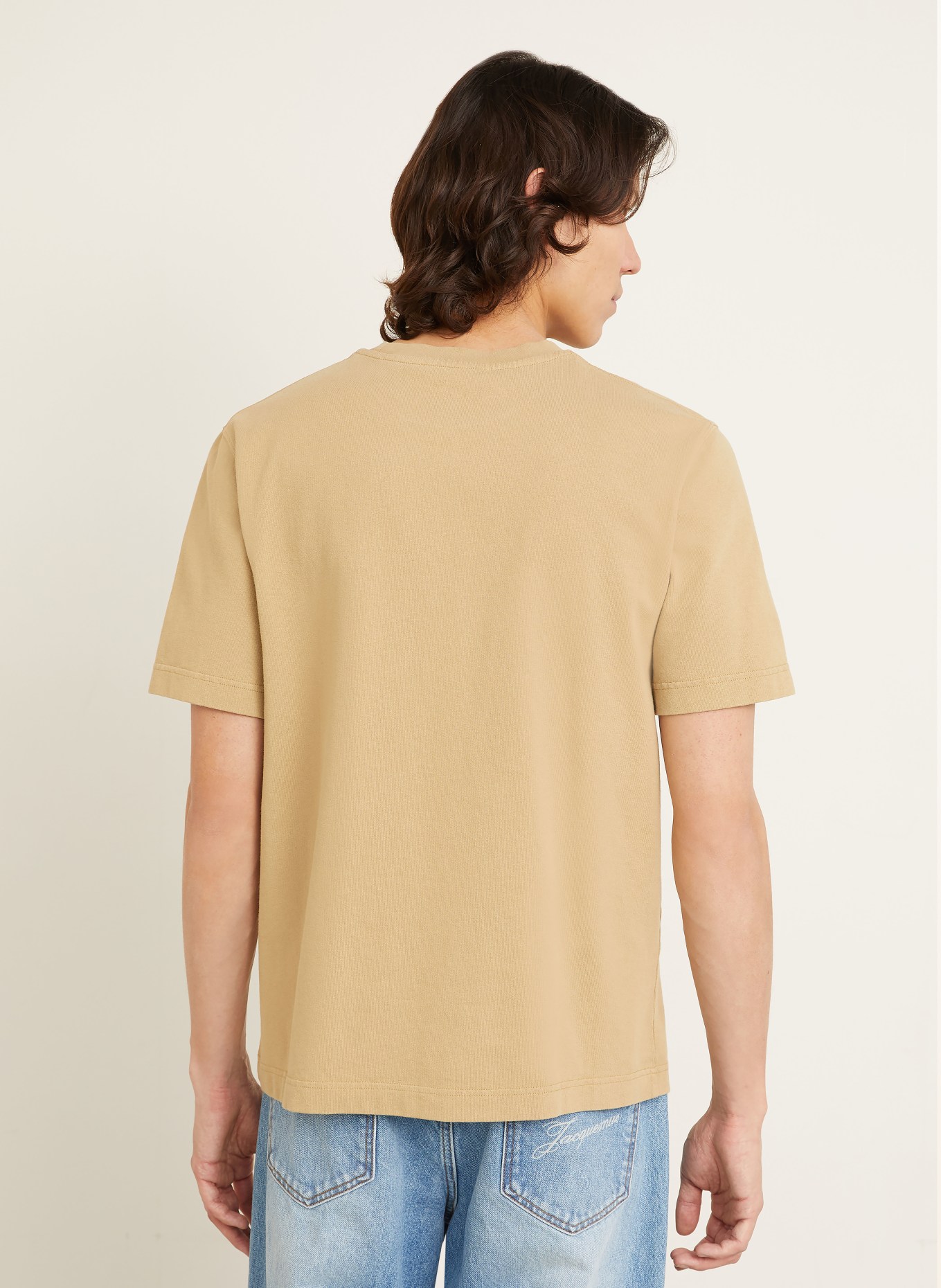 JACQUEMUS T-Shirt LE T-SHIRT GROS GRAIN: CAMEL