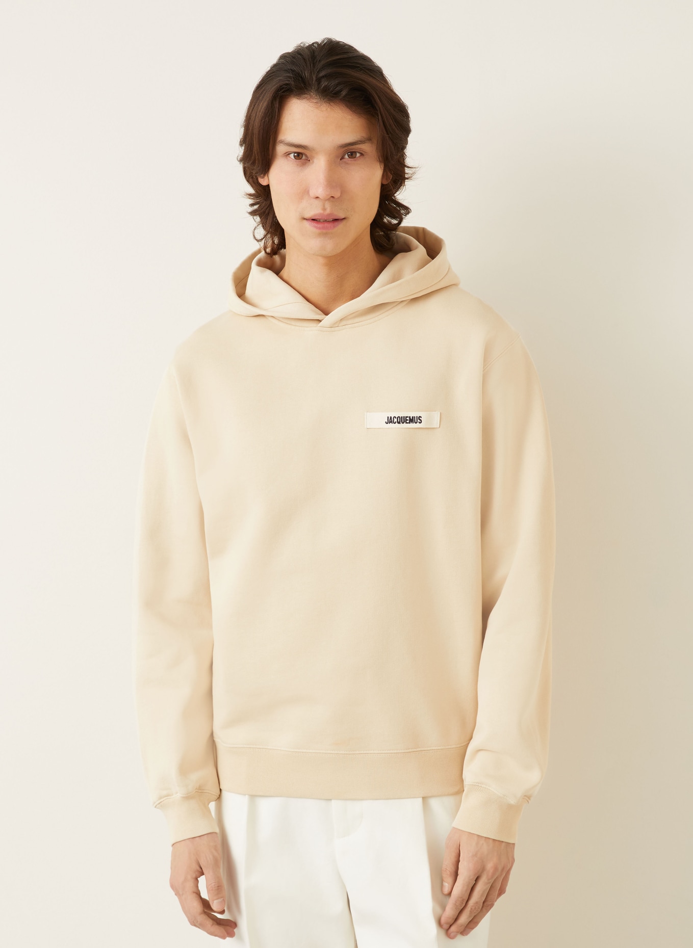 JACQUEMUS Hoodie LE HOODIE GROS GRAIN: BEIGE