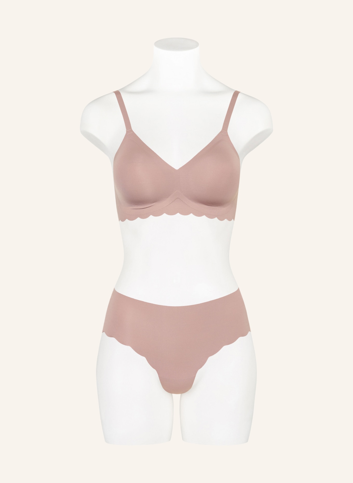 Skiny Triangel-BH BODY FEEL: TAUPE