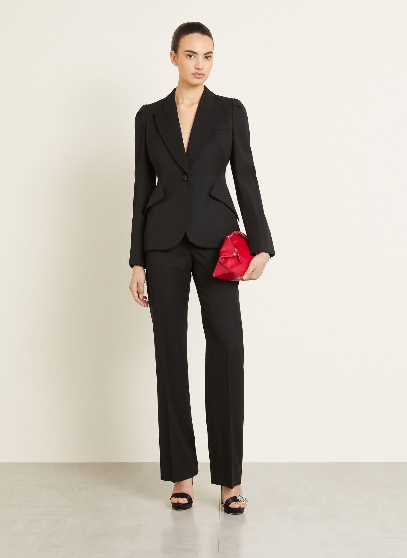 McQUEEN Clutch MANTA: ROT