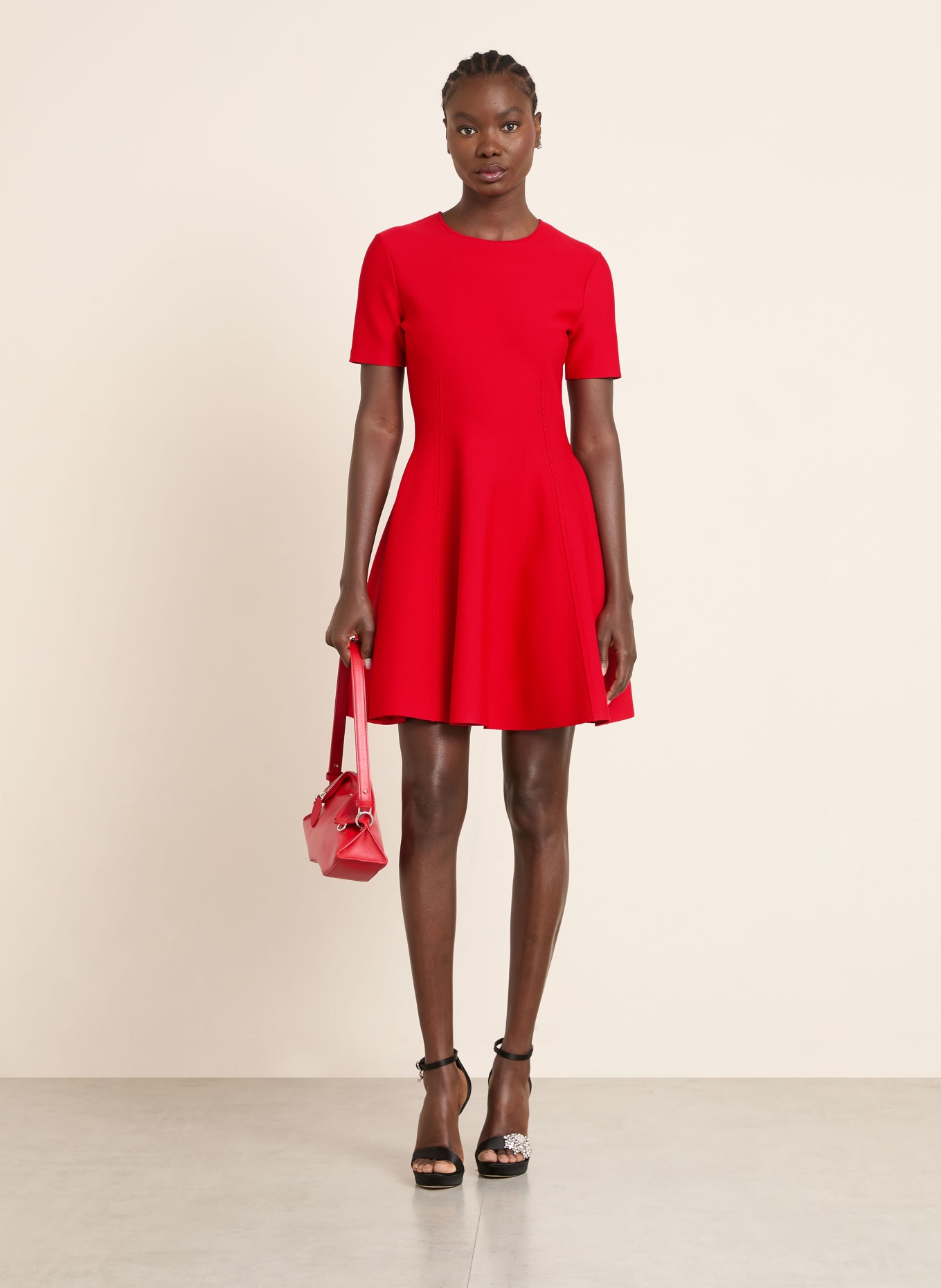 McQUEEN Cocktailkleid: ROT