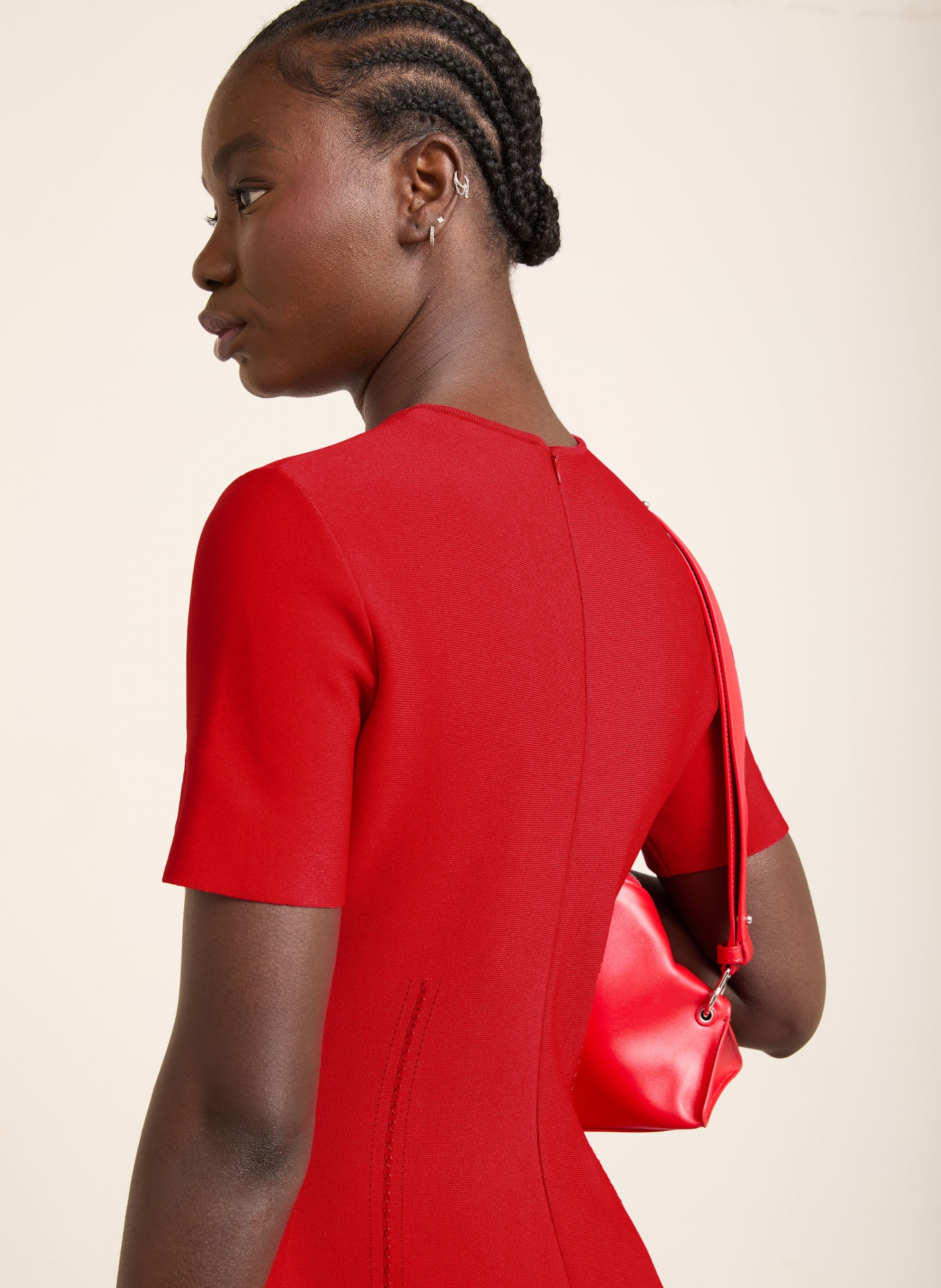 McQUEEN Cocktailkleid: ROT