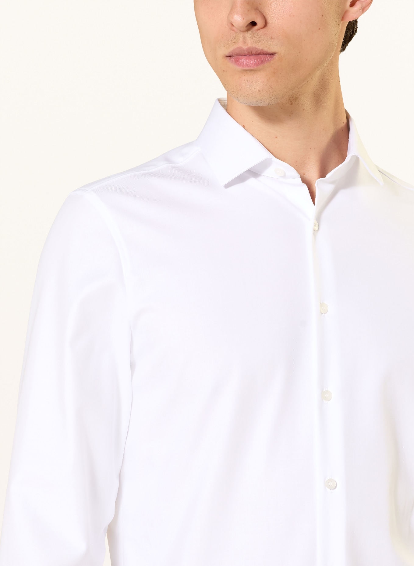 OLYMP Hemd Level Five body fit: WEISS