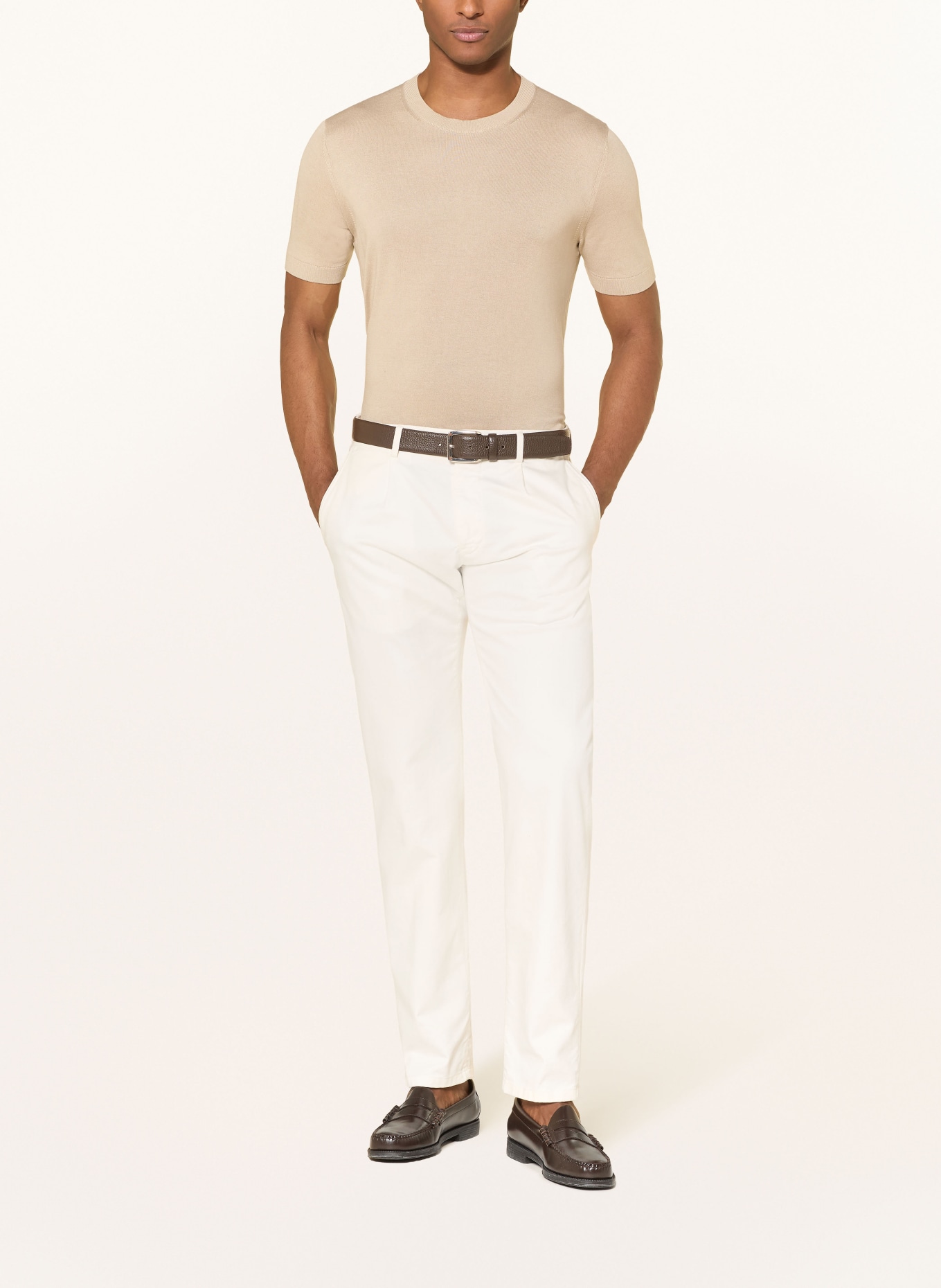 OLYMP pull en maille: BEIGE