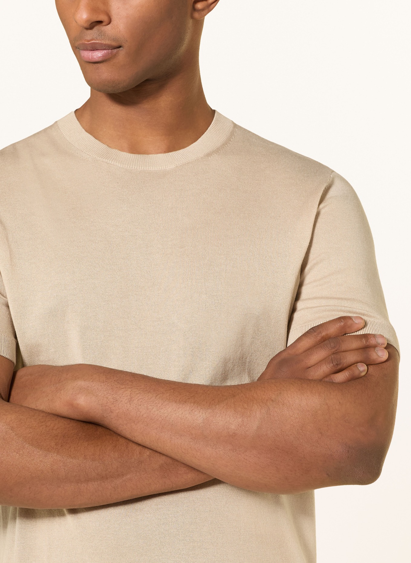 OLYMP pull en maille: BEIGE