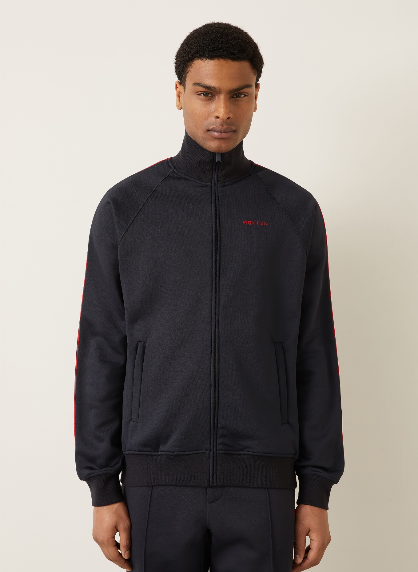 McQUEEN training jacket: DARK BLUE