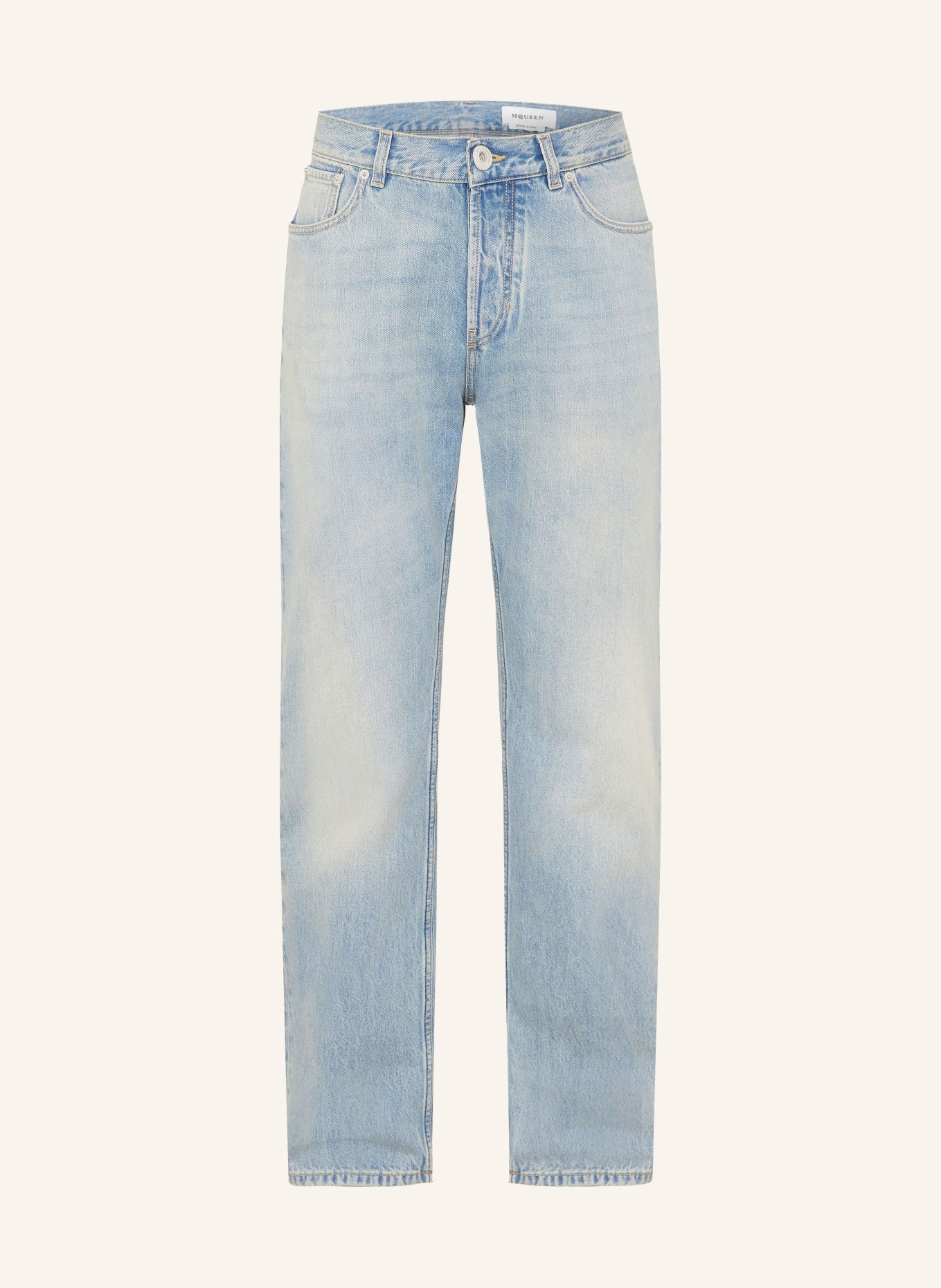 McQUEEN Regular fit jeans: 4211 BLUE WASHED