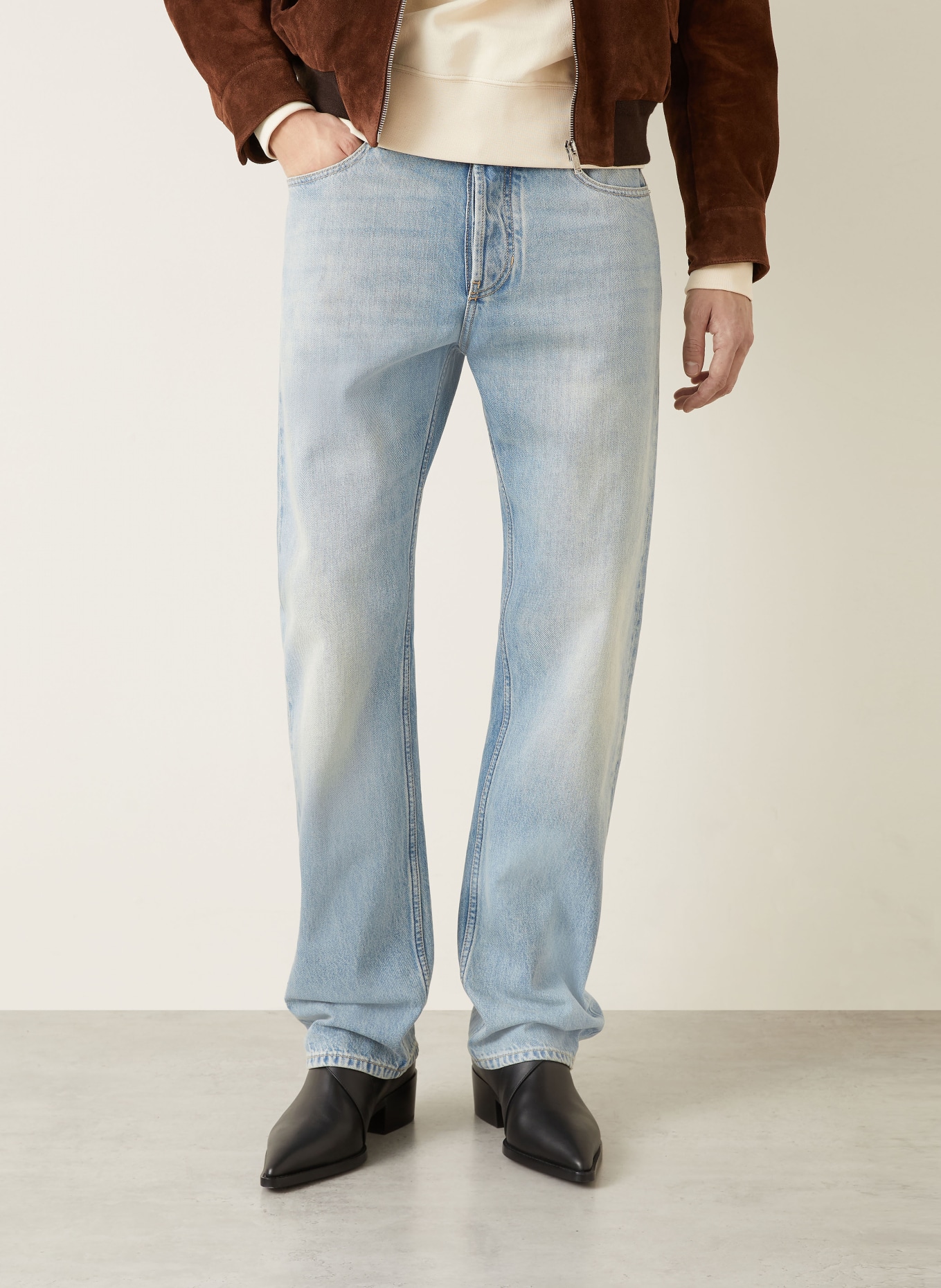 McQUEEN Regular fit jeans: 4211 BLUE WASHED