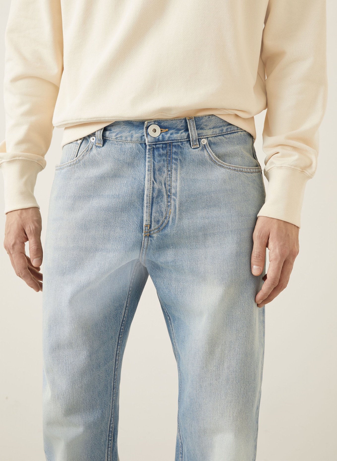 McQUEEN Regular fit jeans: 4211 BLUE WASHED