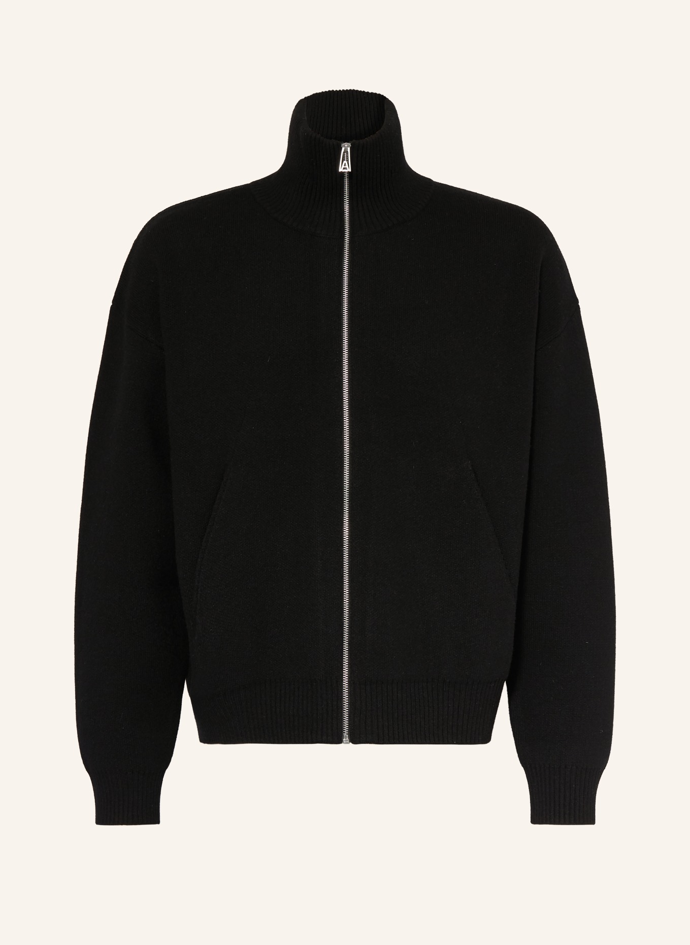 AXEL ARIGATO Strickjacke CORE: SCHWARZ
