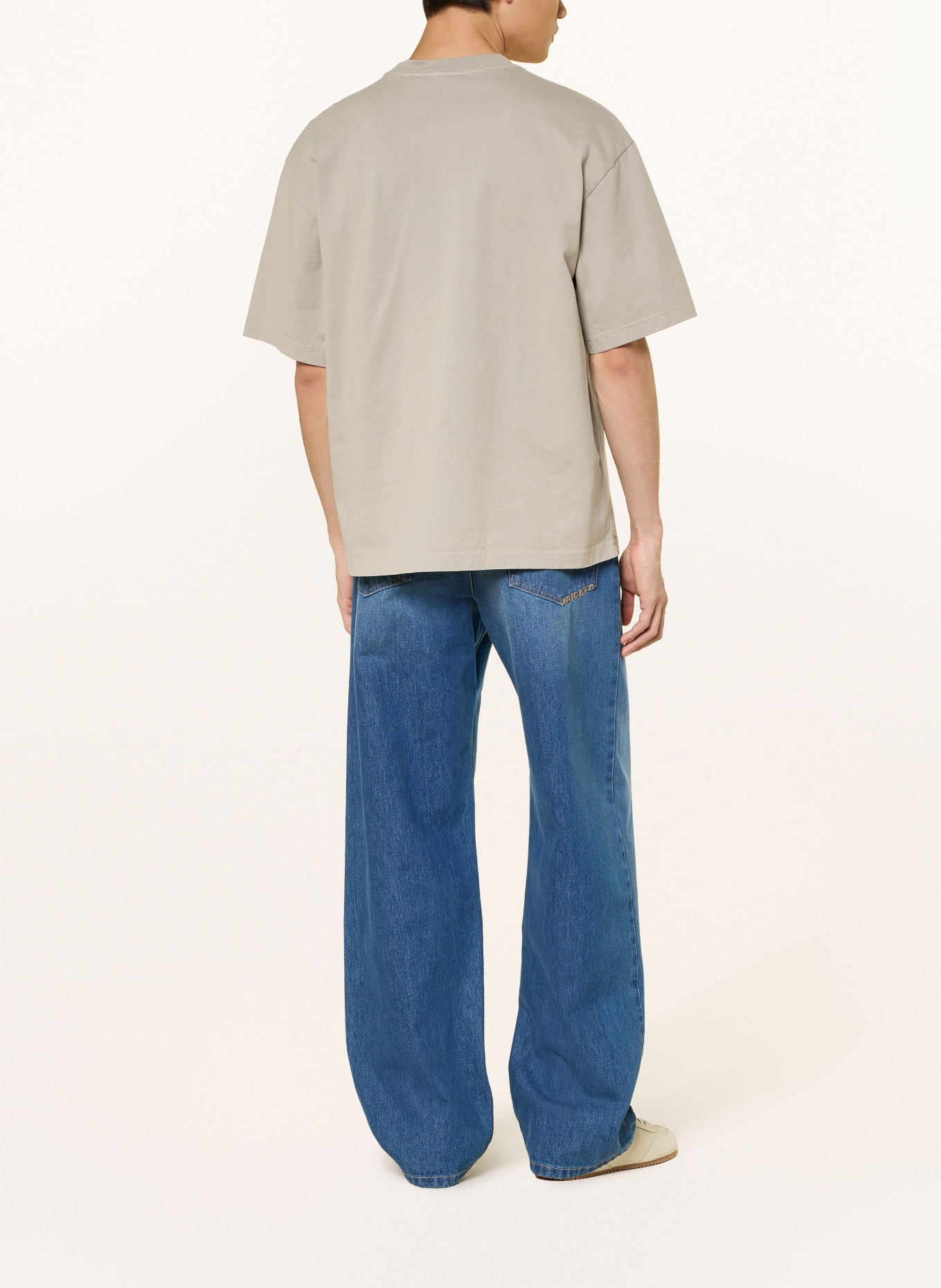 AXEL ARIGATO Tričko HONOR: SVĚTLE ŠEDÁ