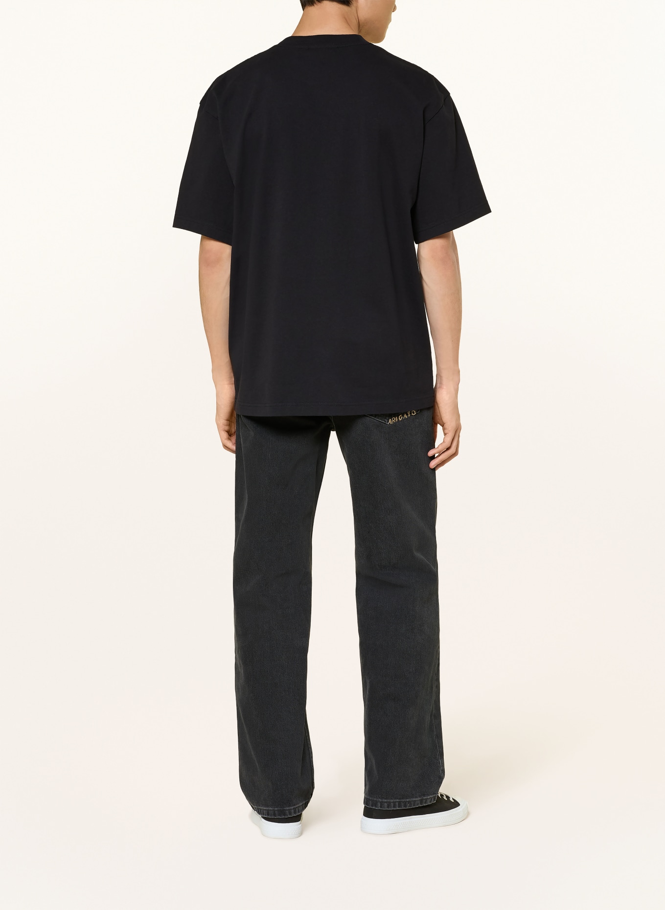 AXEL ARIGATO Tričko SOREN: ČERNÁ