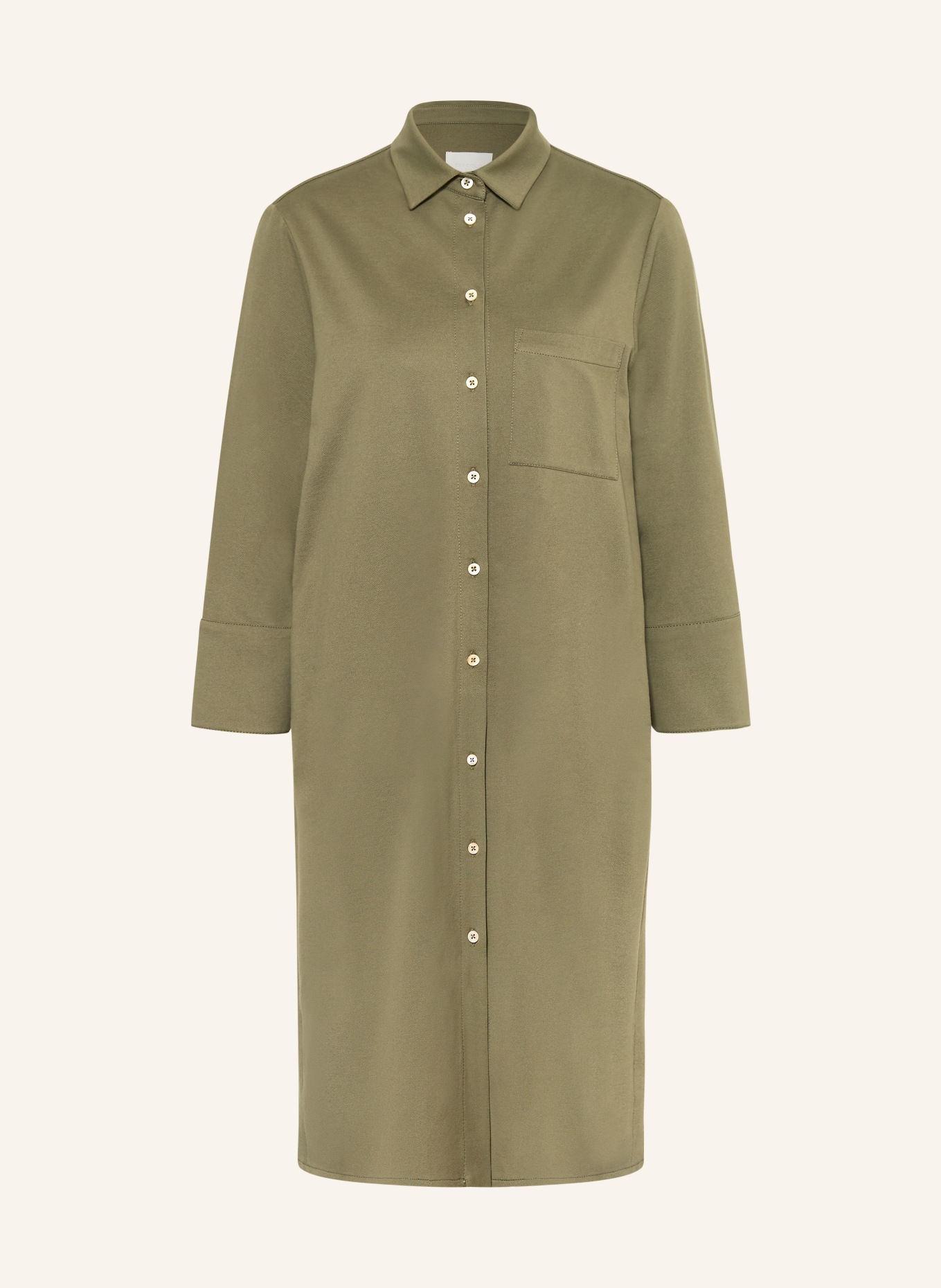 CIRCOLO 1901 Hemdblusenkleid: KHAKI