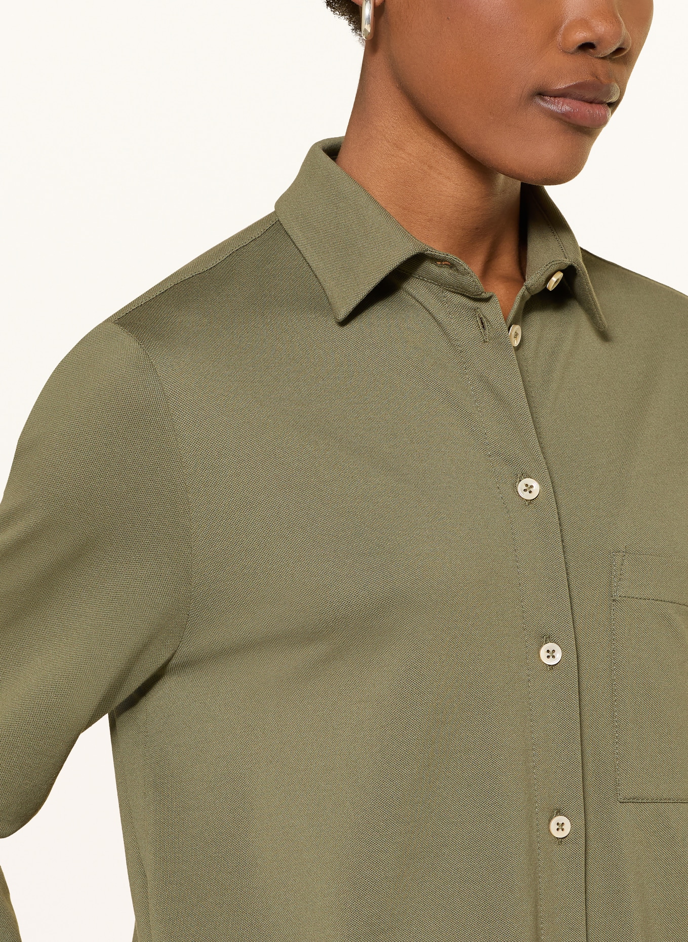 CIRCOLO 1901 Hemdblusenkleid: KHAKI