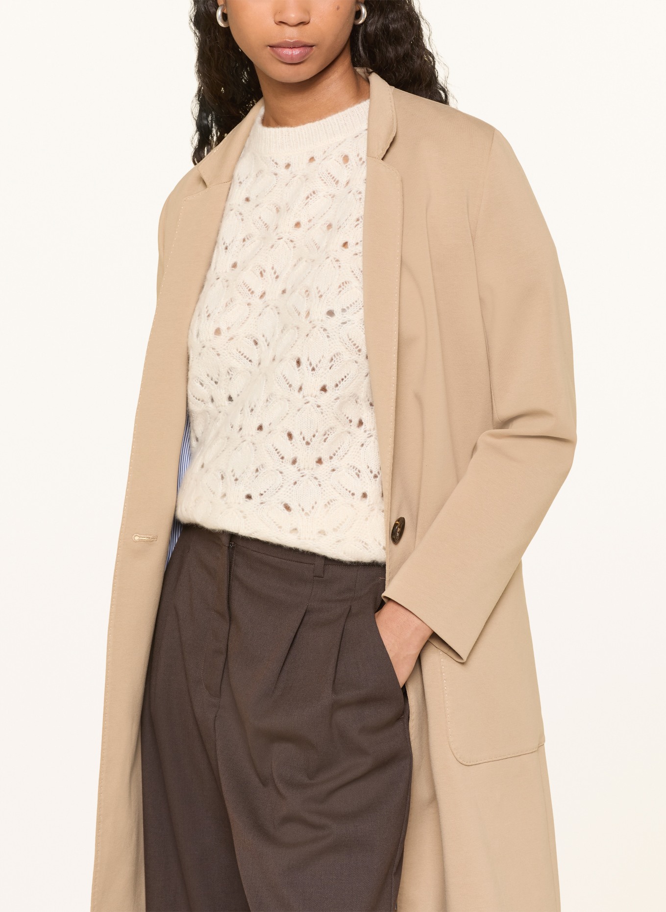 CIRCOLO 1901 coat: CAMEL