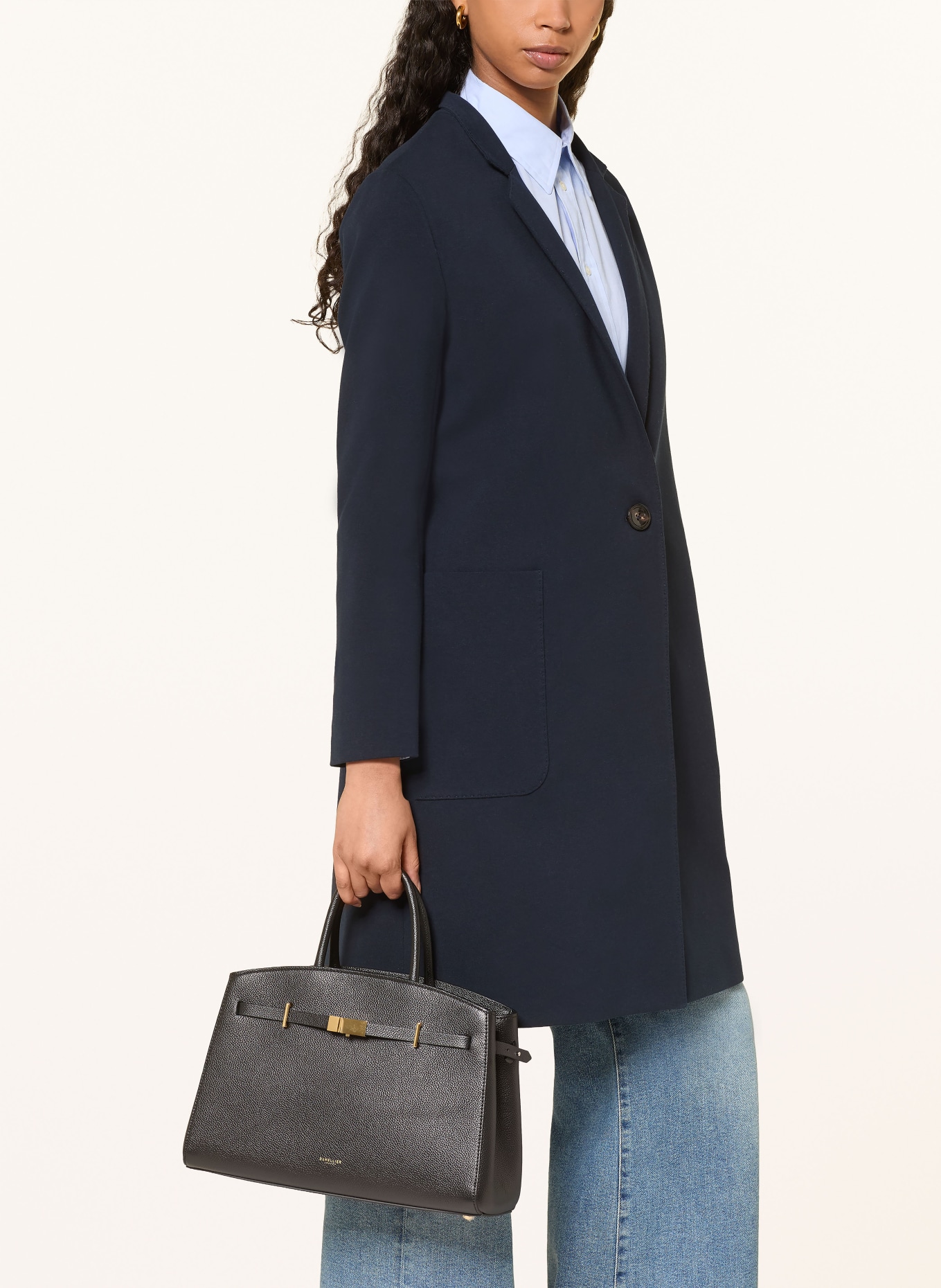 CIRCOLO 1901 coat: DARK BLUE