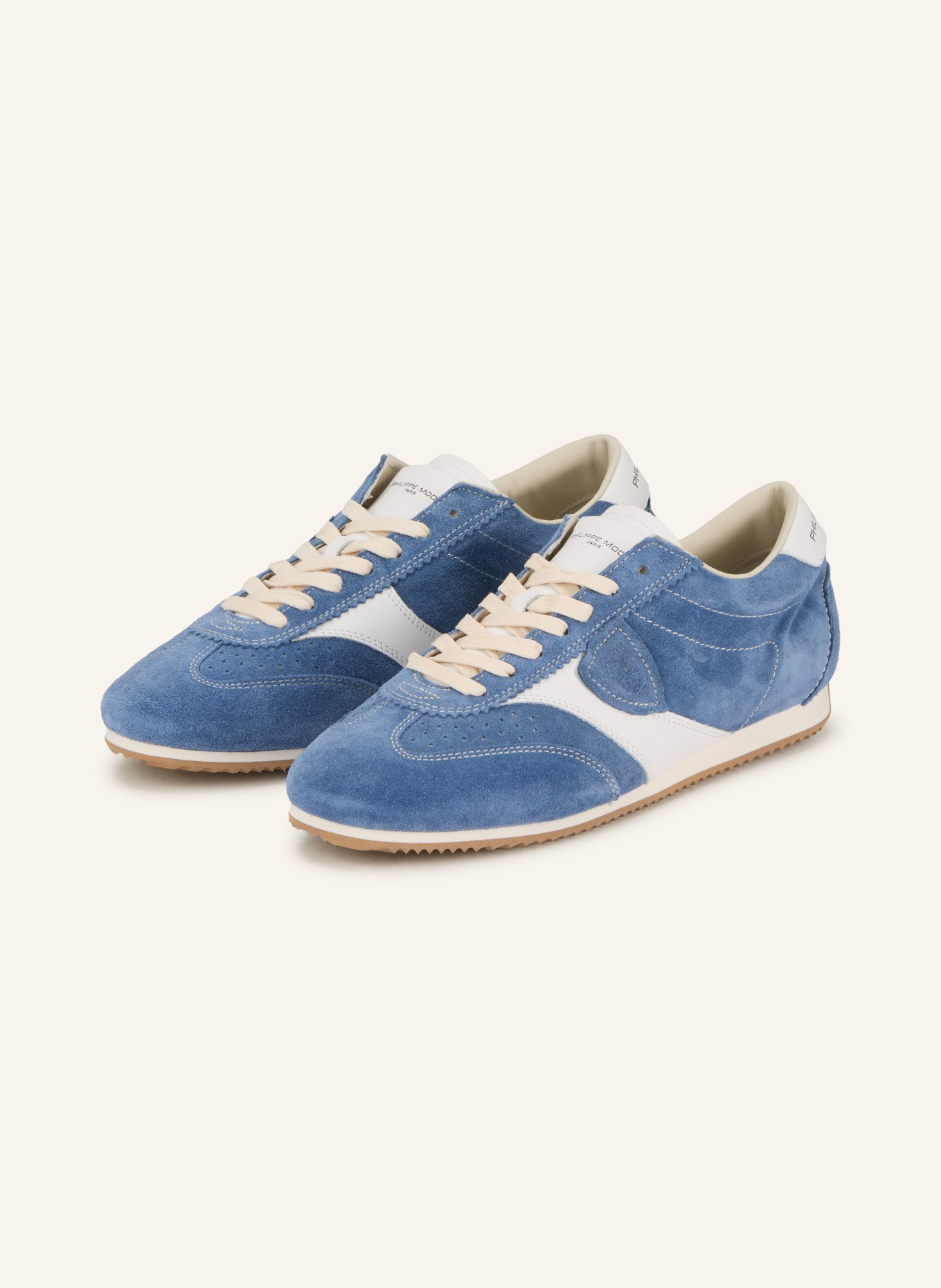 PHILIPPE MODEL PLANCHE sneaker: LIGHT BLUE / WHITE