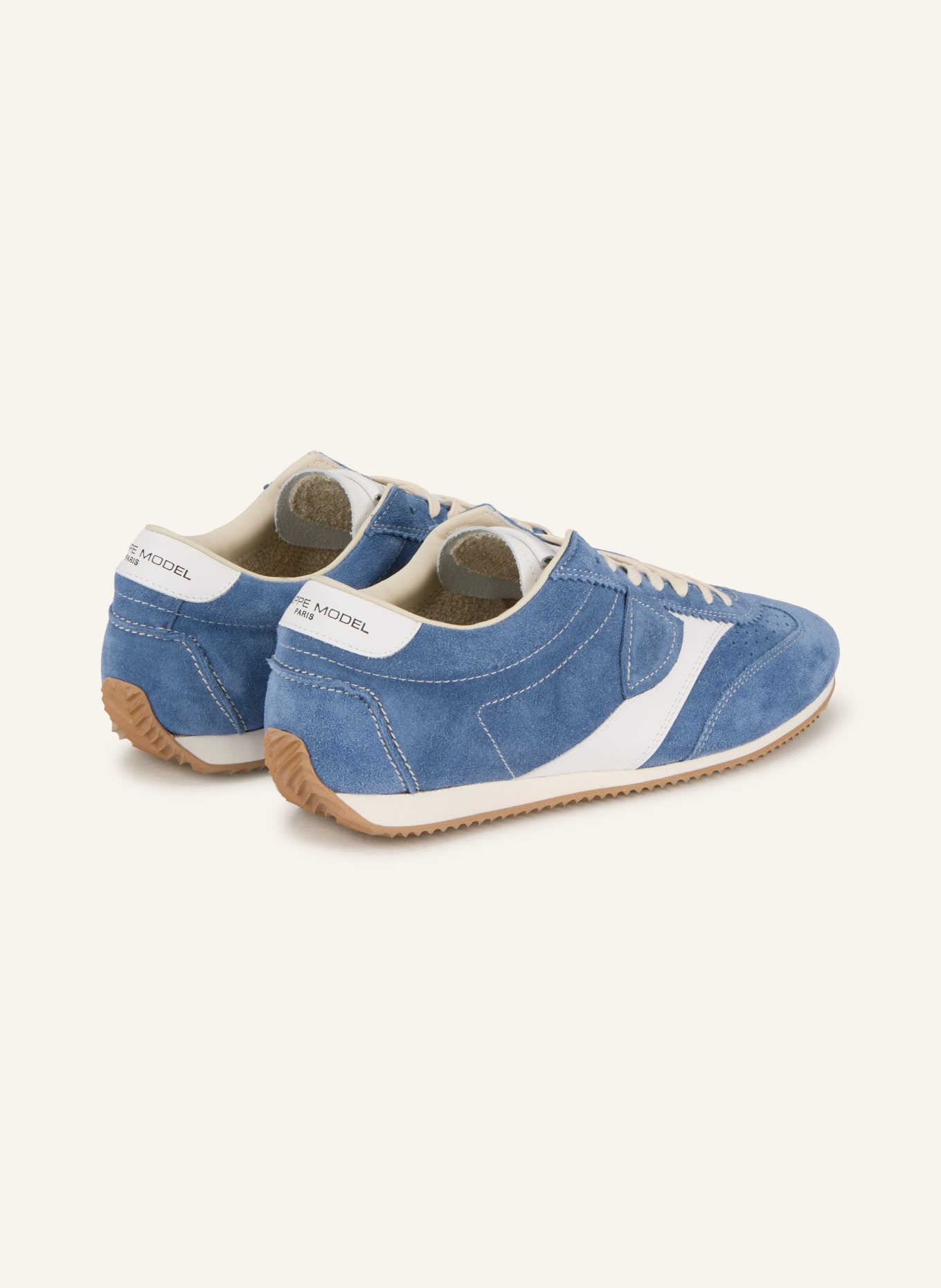PHILIPPE MODEL PLANCHE sneaker: LIGHT BLUE / WHITE