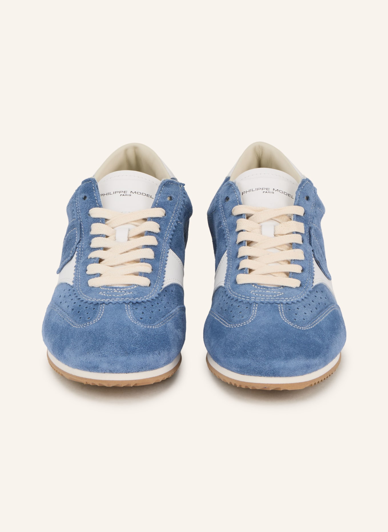 PHILIPPE MODEL PLANCHE sneaker: LIGHT BLUE / WHITE
