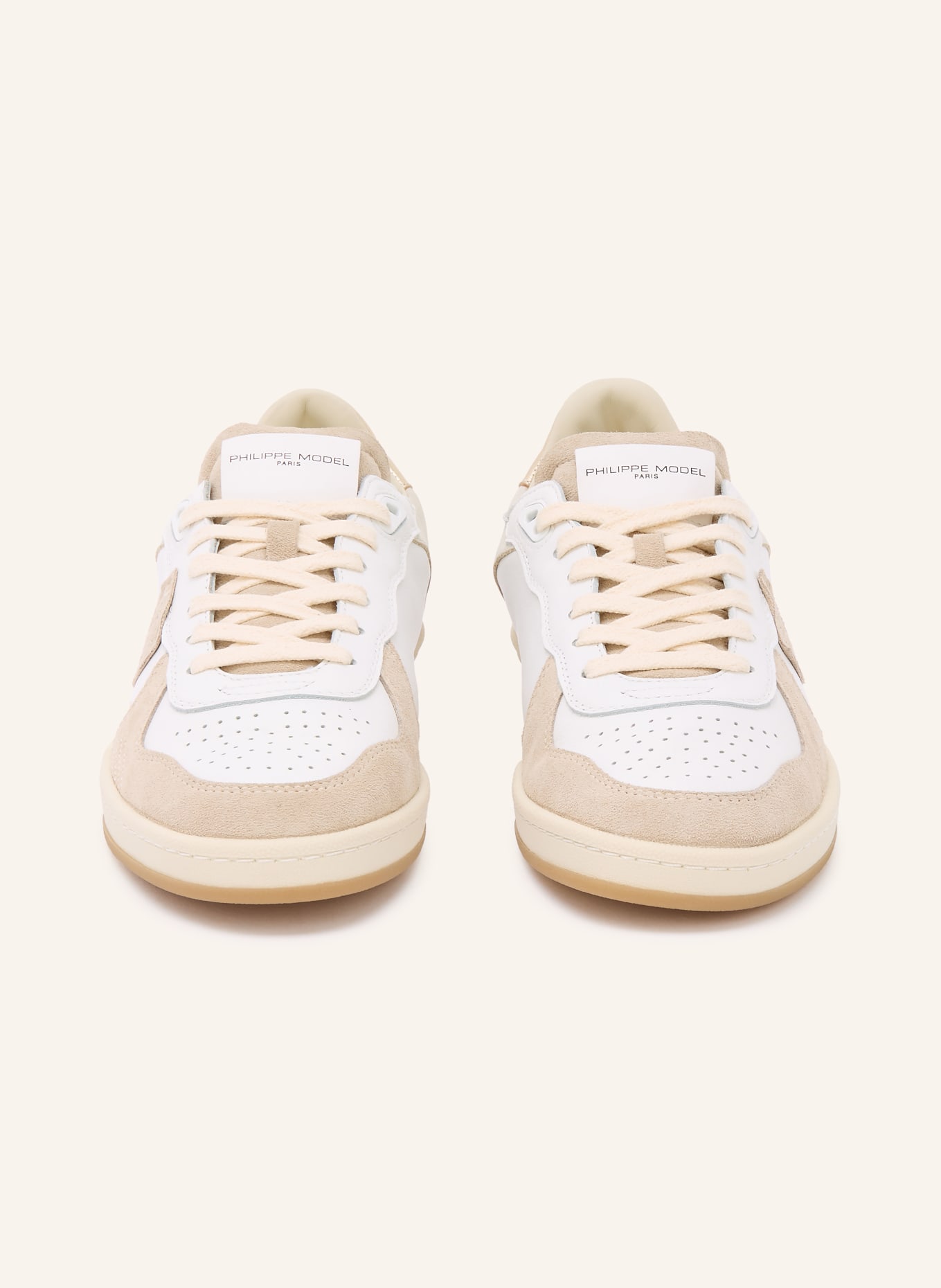 PHILIPPE MODEL Sneaker PGAL LOW: BEIGE / WEISS