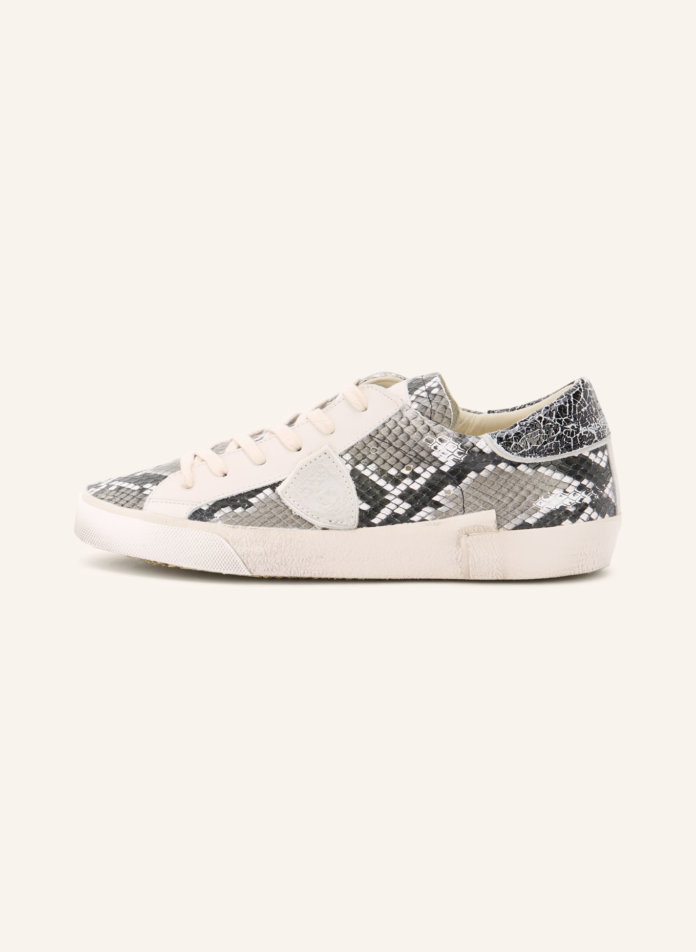 PHILIPPE MODEL PRSX sneaker: BLACK / GRAY / WHITE