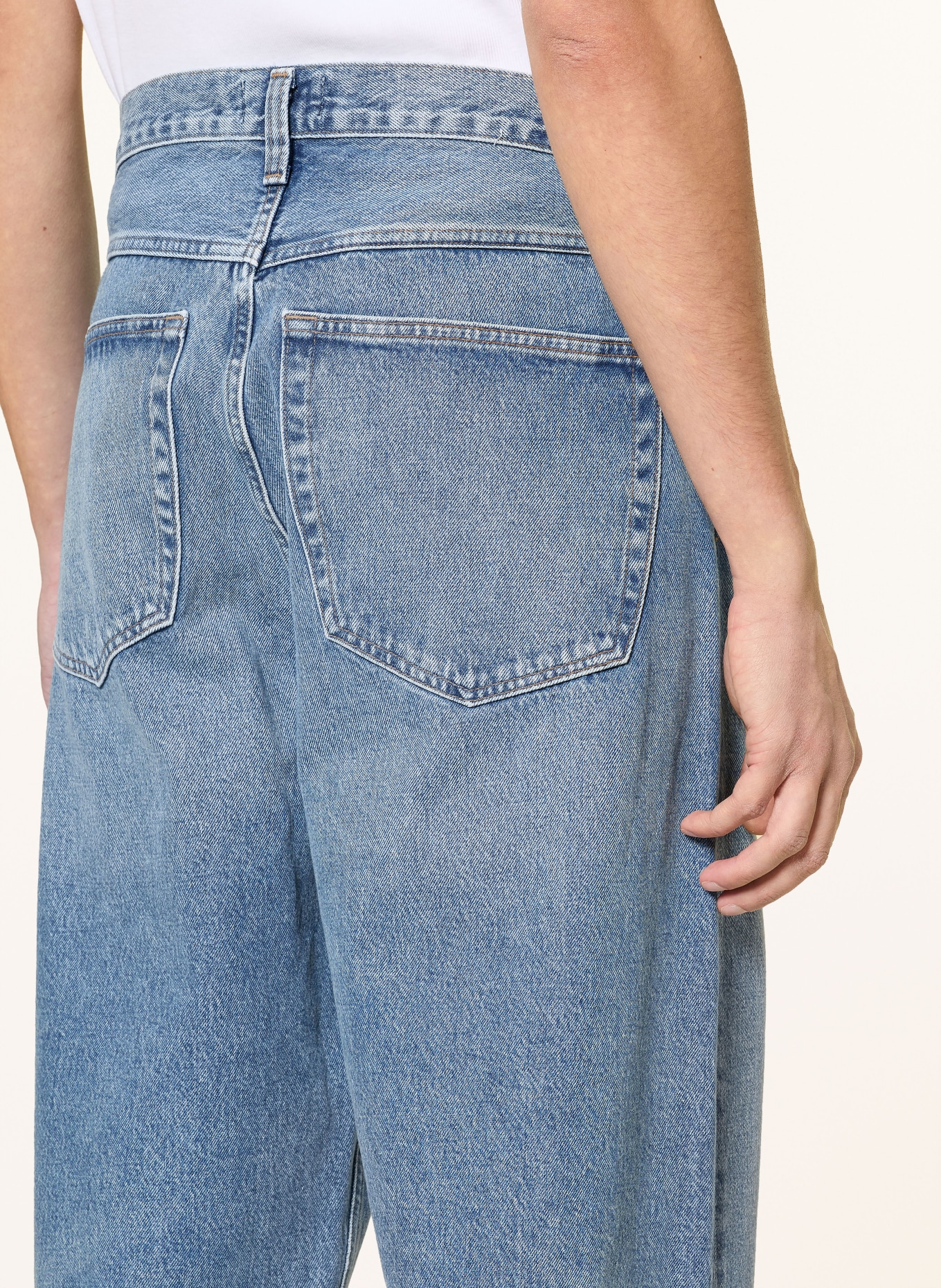 AGOLDE Jeans FUSION JEAN Baggy Fit: frctr fracture (dk wsh chrcl olive)