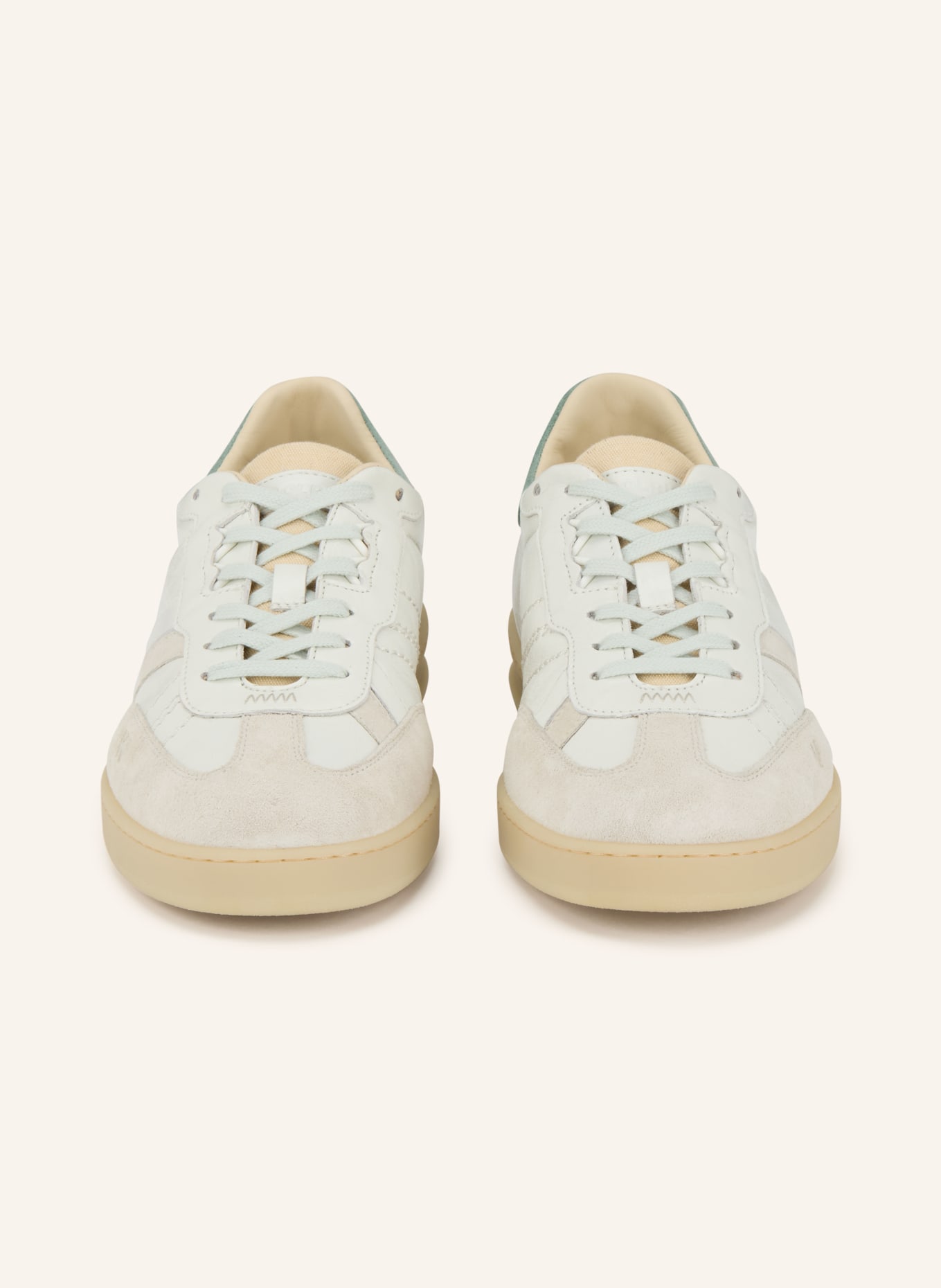WOOLRICH Sneaker: WEISS / BEIGE / MINT