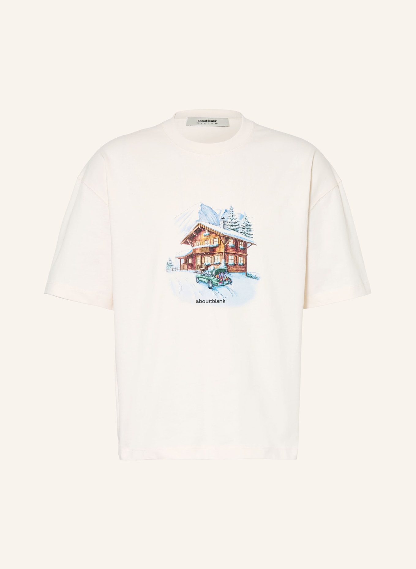 about:blank T-Shirt CHALET: CREME
