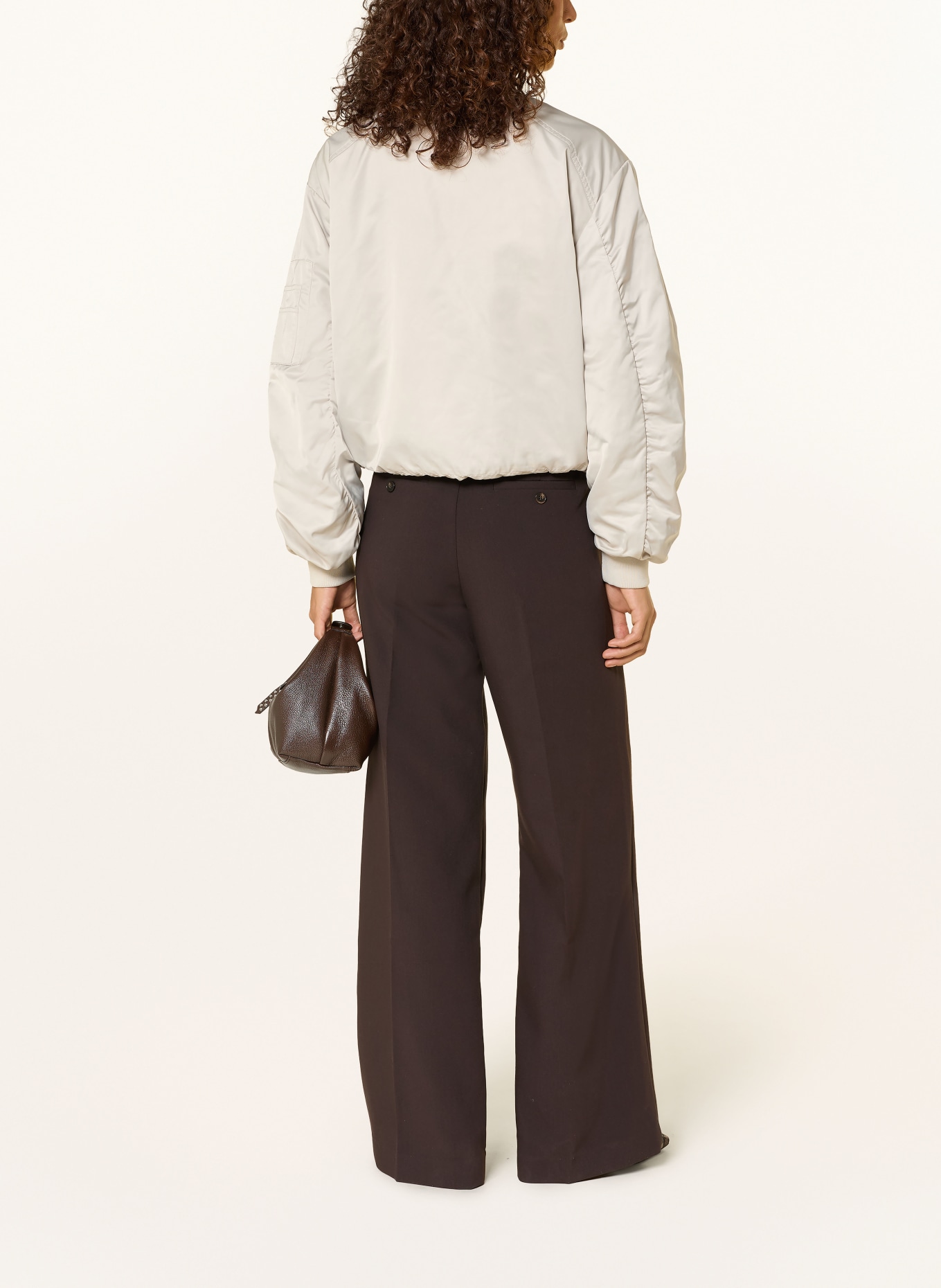 BEAUMONT Blouson en satin JODY: CRÈME