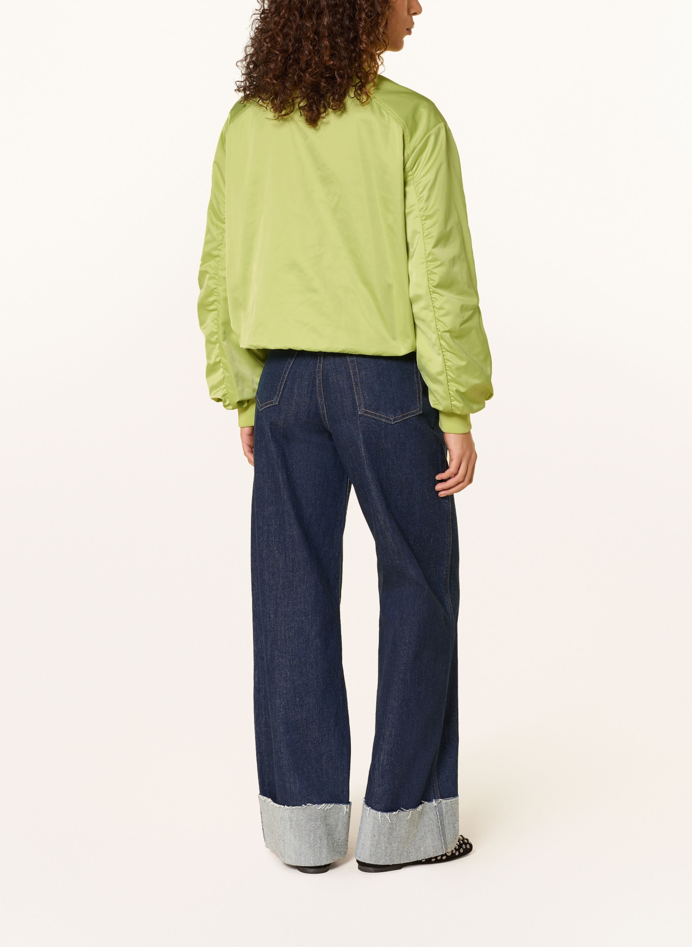 BEAUMONT Satinblouson JODY: NEONGELB