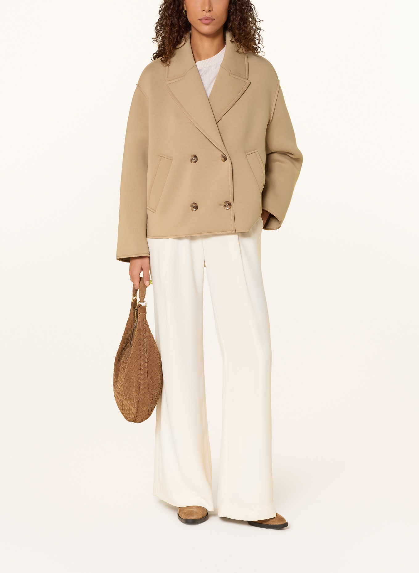 BEAUMONT Kurtka caban COLETTE: CAMELOWY