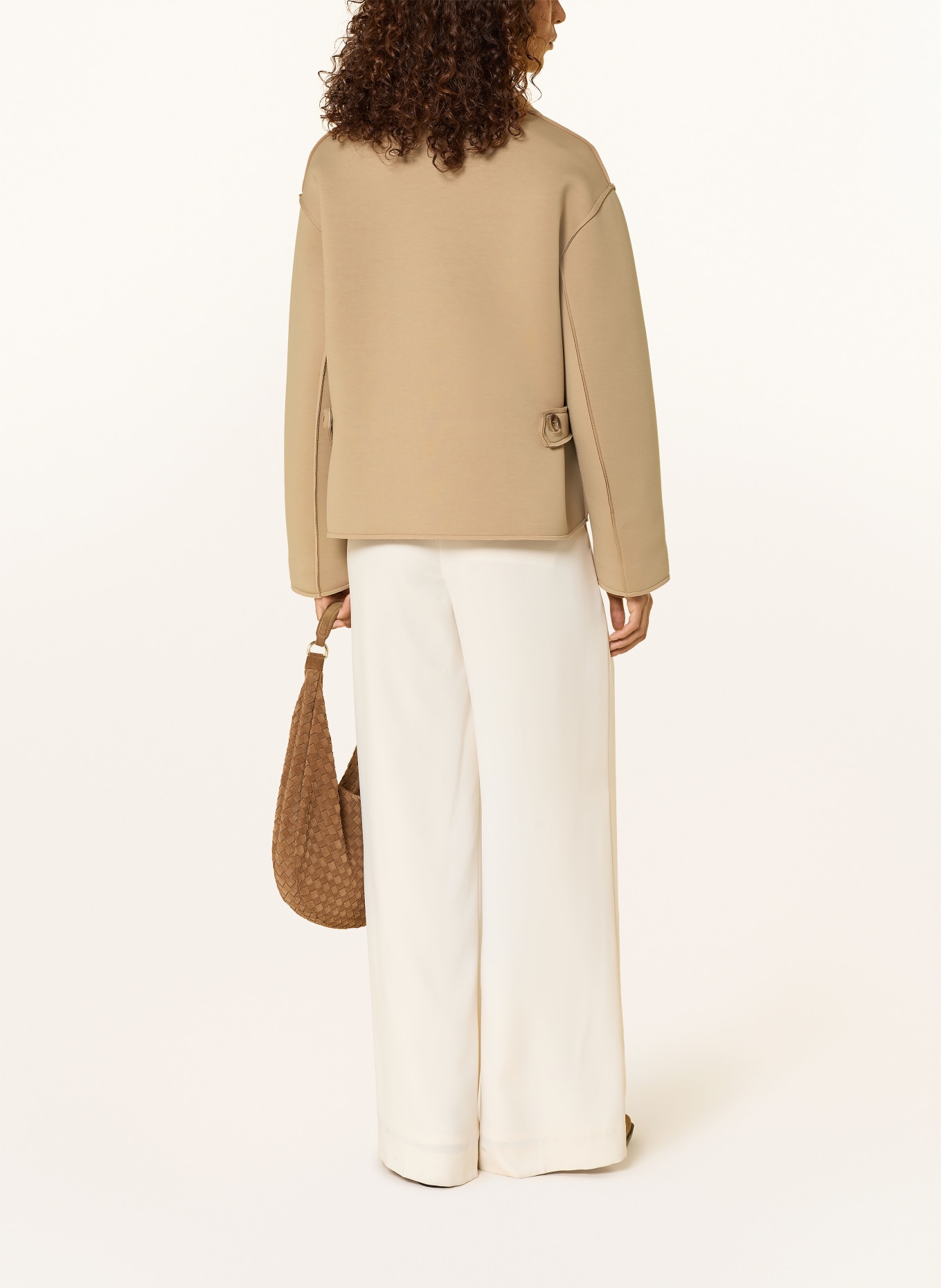 BEAUMONT Kurtka caban COLETTE: CAMELOWY