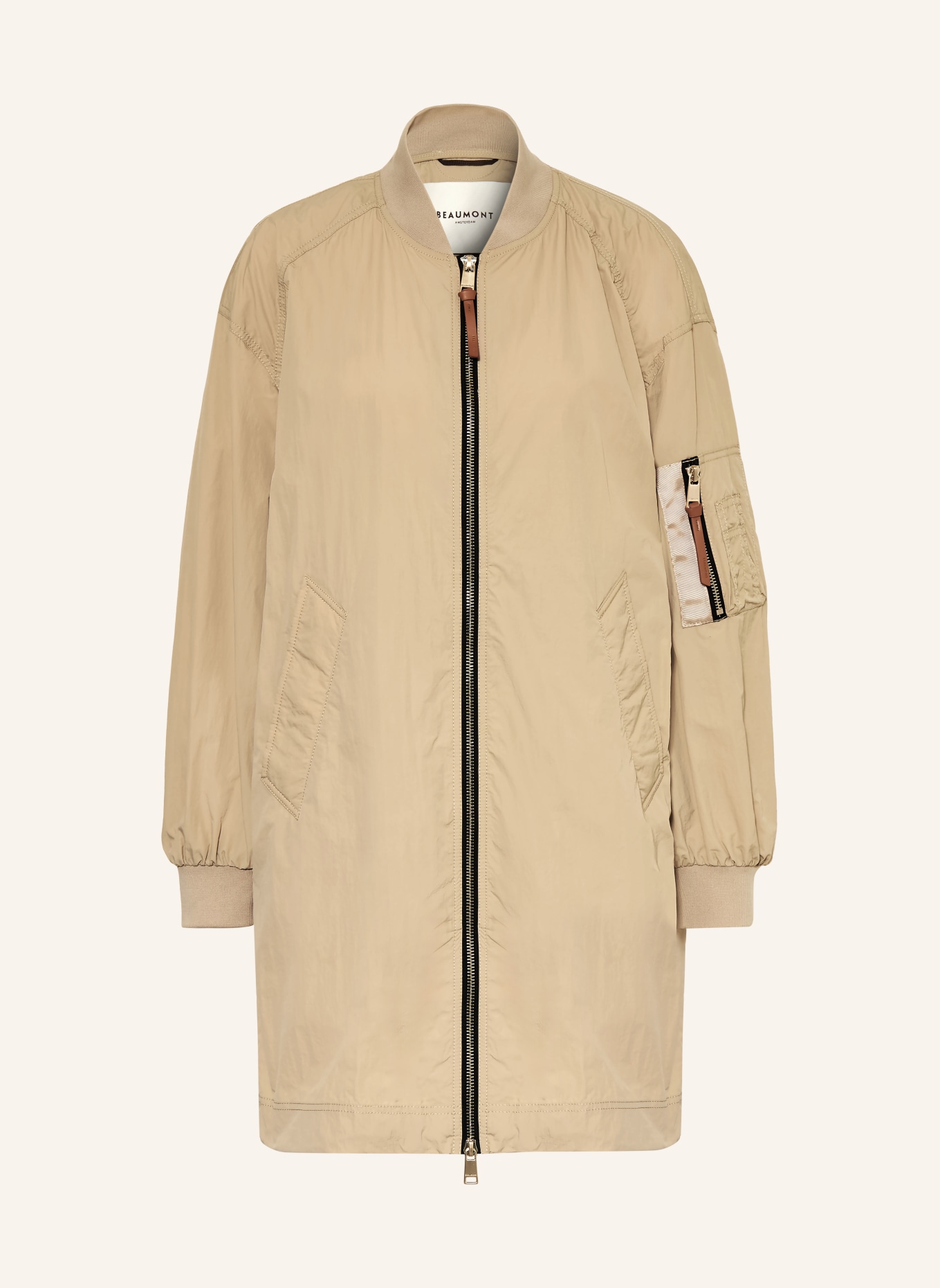 BEAUMONT LIBRA coat: CAMEL