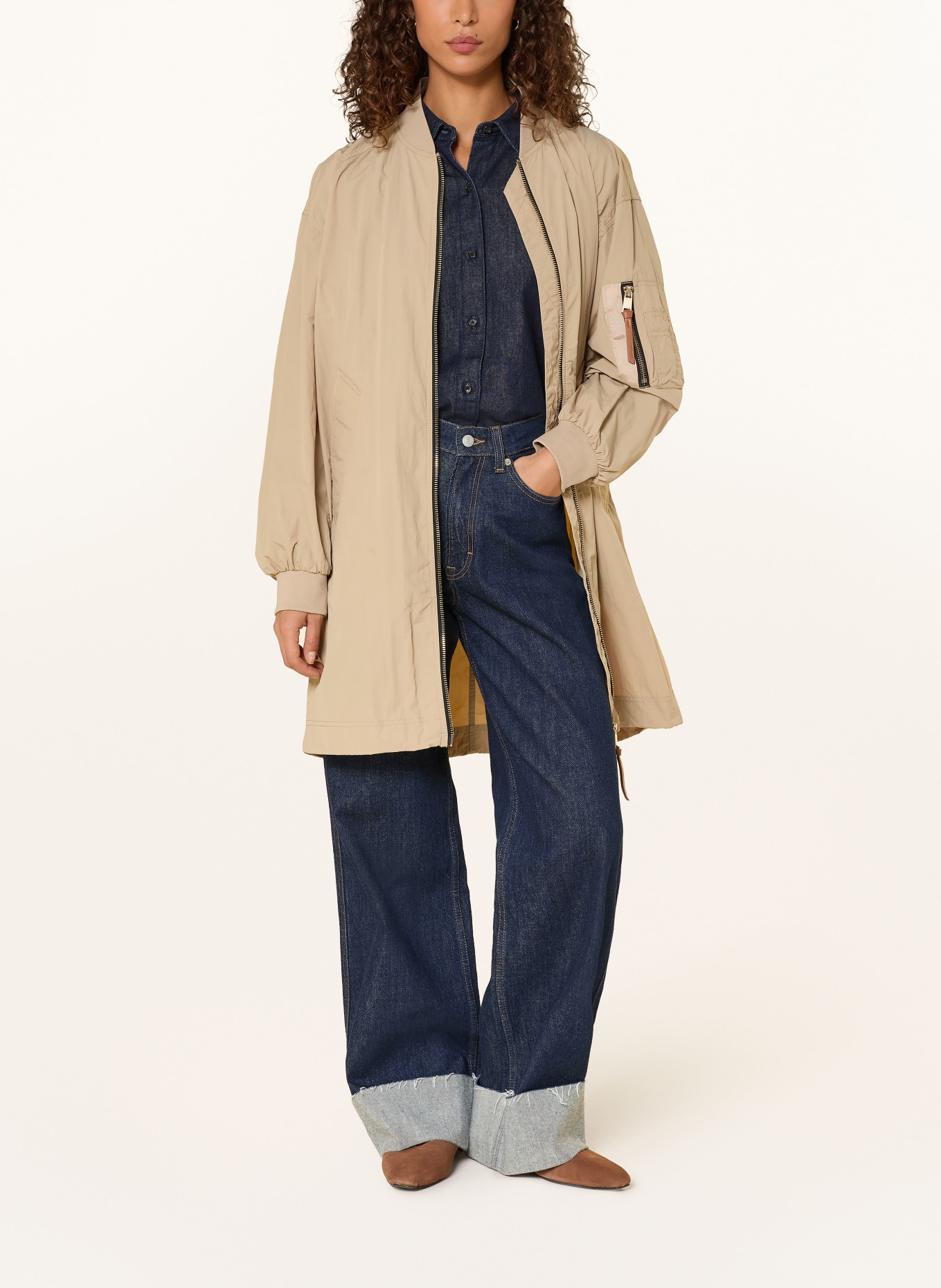 BEAUMONT LIBRA coat: CAMEL