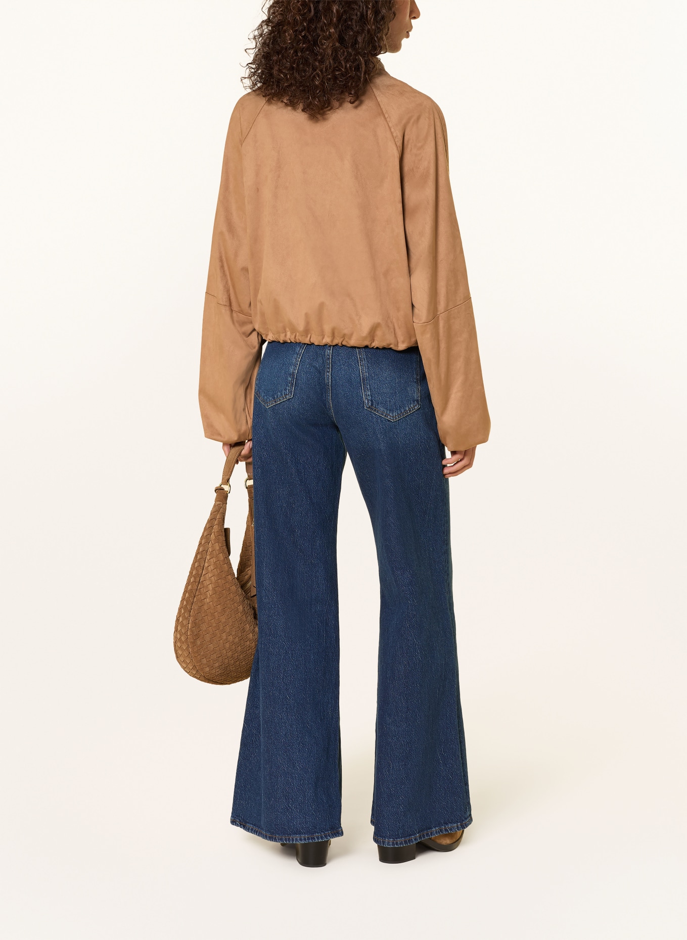 BEAUMONT Blouson ERIS in Lederoptik: CAMEL