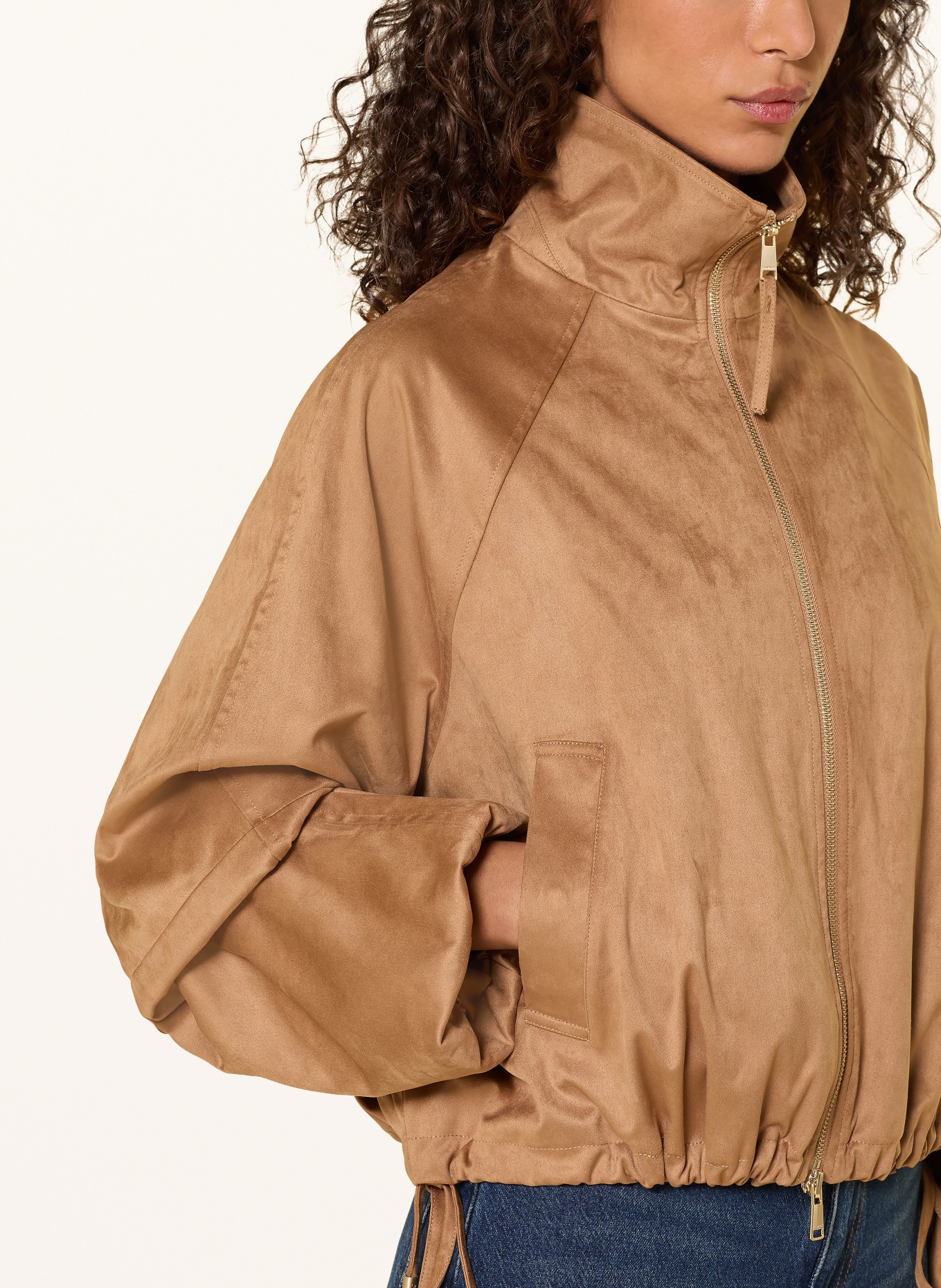 BEAUMONT Blouson ERIS in Lederoptik: CAMEL