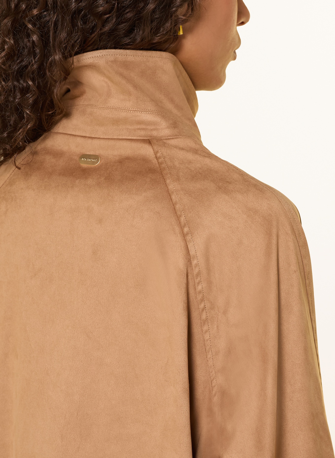 BEAUMONT Blouson ERIS in Lederoptik: CAMEL