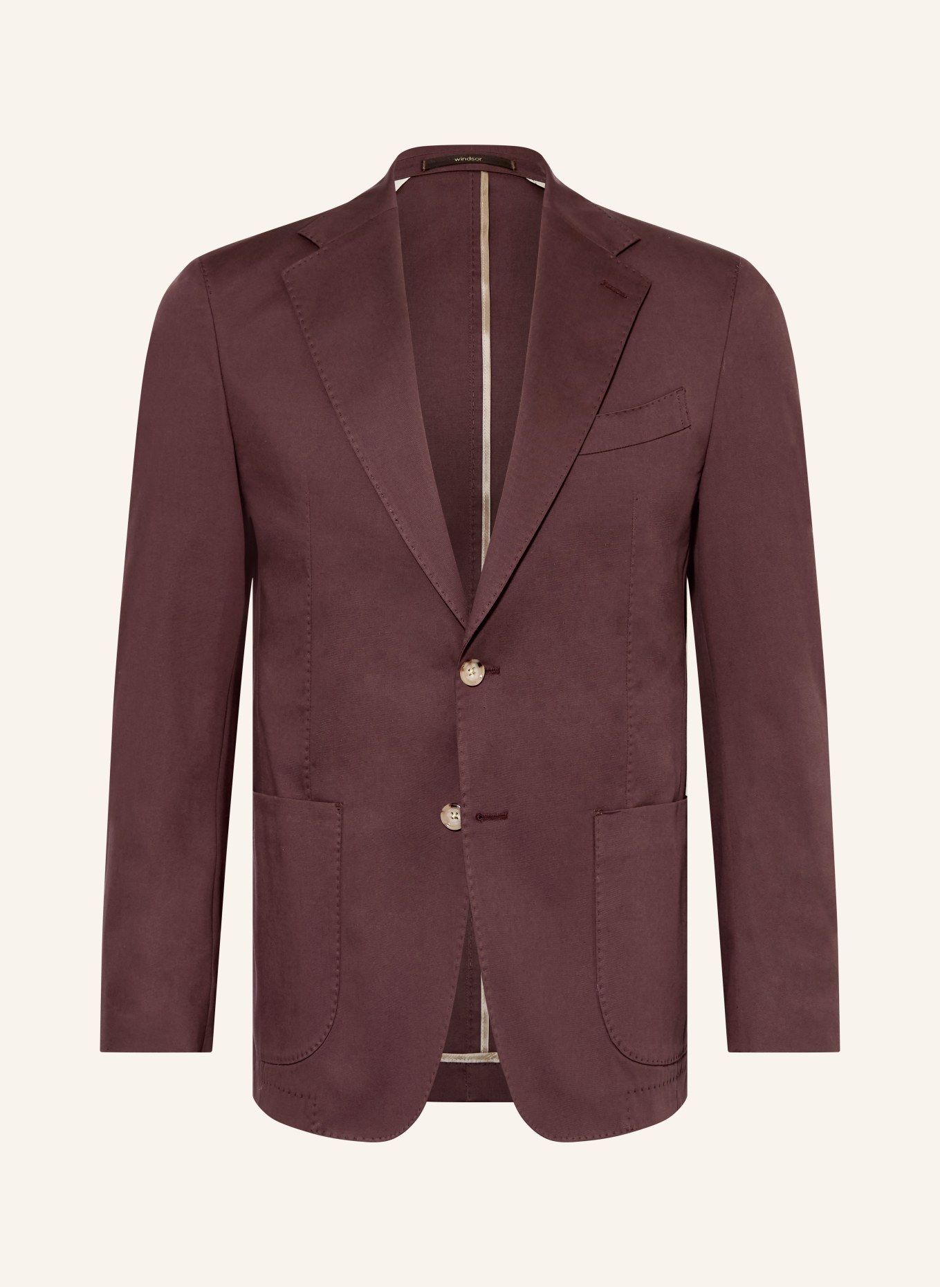 windsor. Extra slim fit suit jacket: 605 Dark Red 605