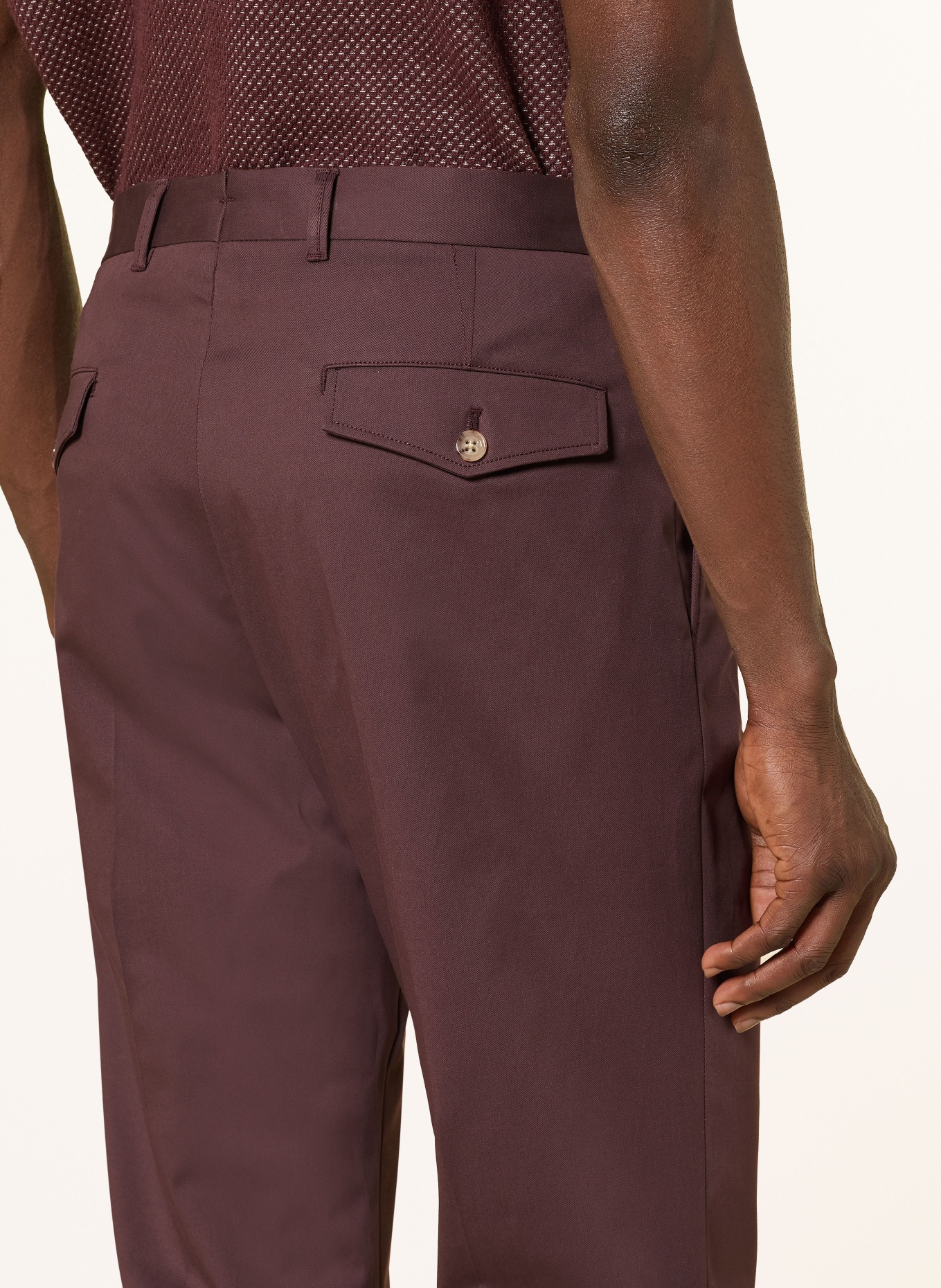 windsor. Kombinace kalhot Extra Slim Fit: 605 Dark Red 605