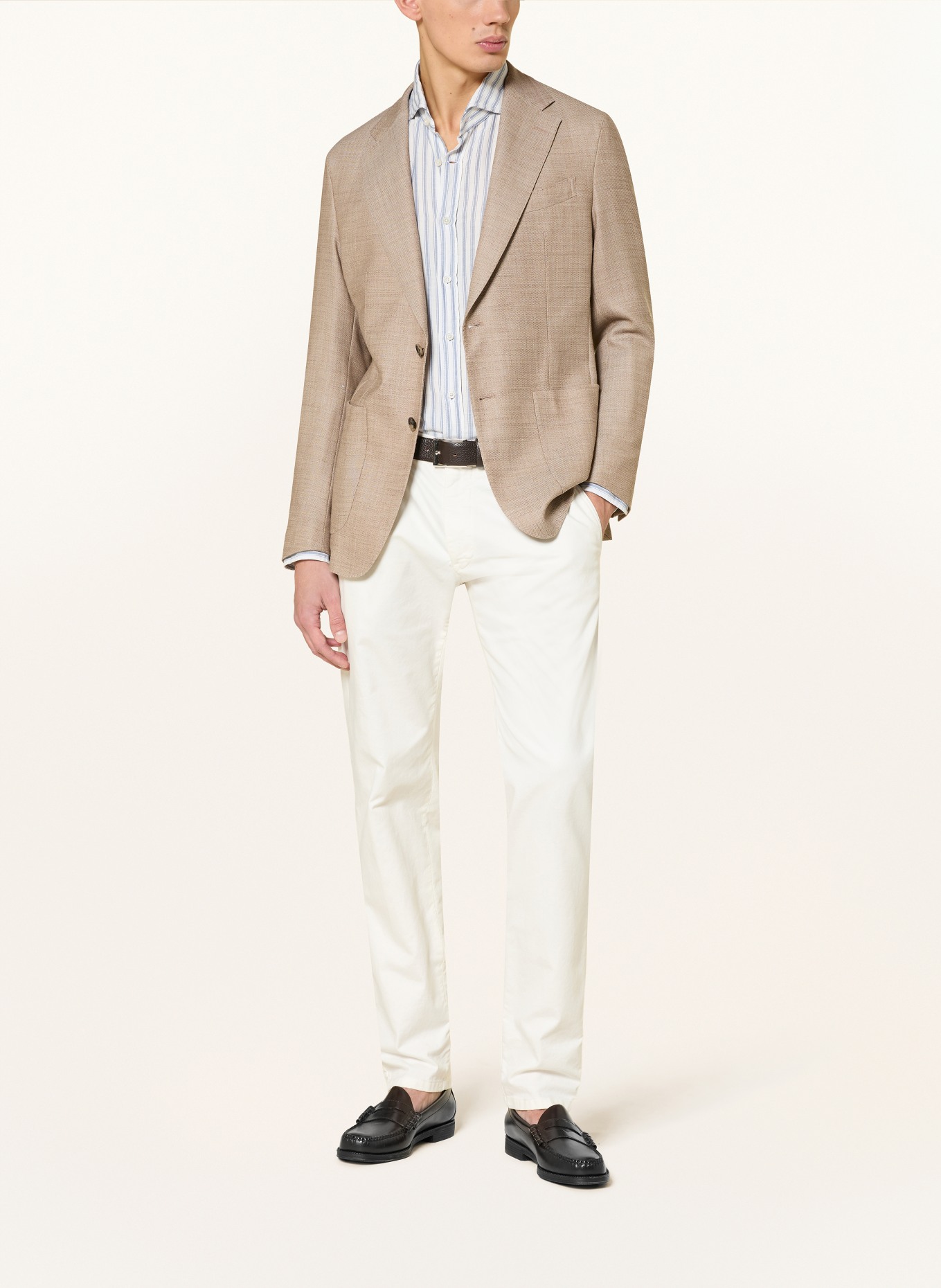 windsor. Sakko Extra Slim Fit: HELLBRAUN